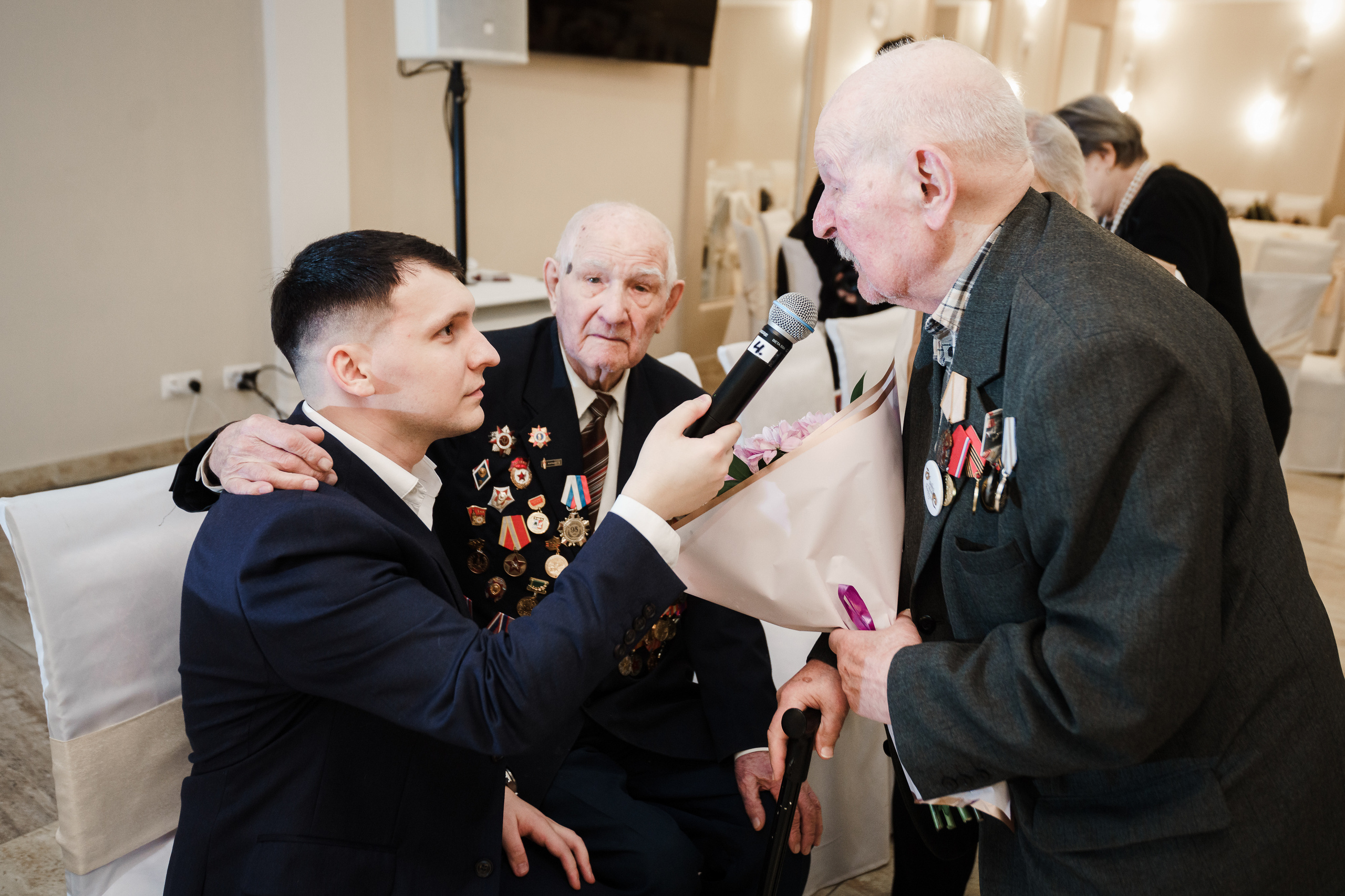Встреча Ветеранов Великой Отечественной Войны. Репортажный фотограф Сергей Сажин г. Ярославль