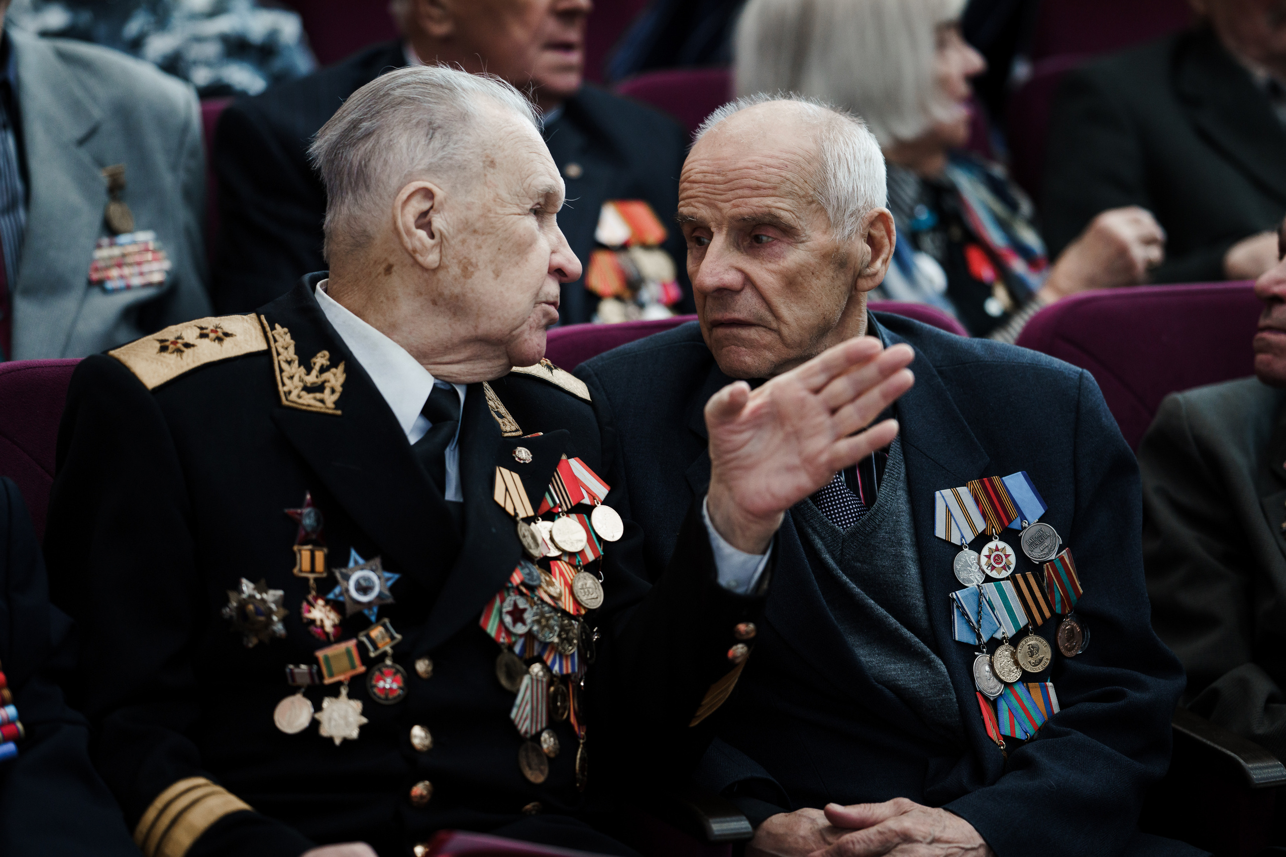 Встреча Ветеранов Великой Отечественной Войны. Репортажный фотограф Сергей Сажин г. Ярославль
