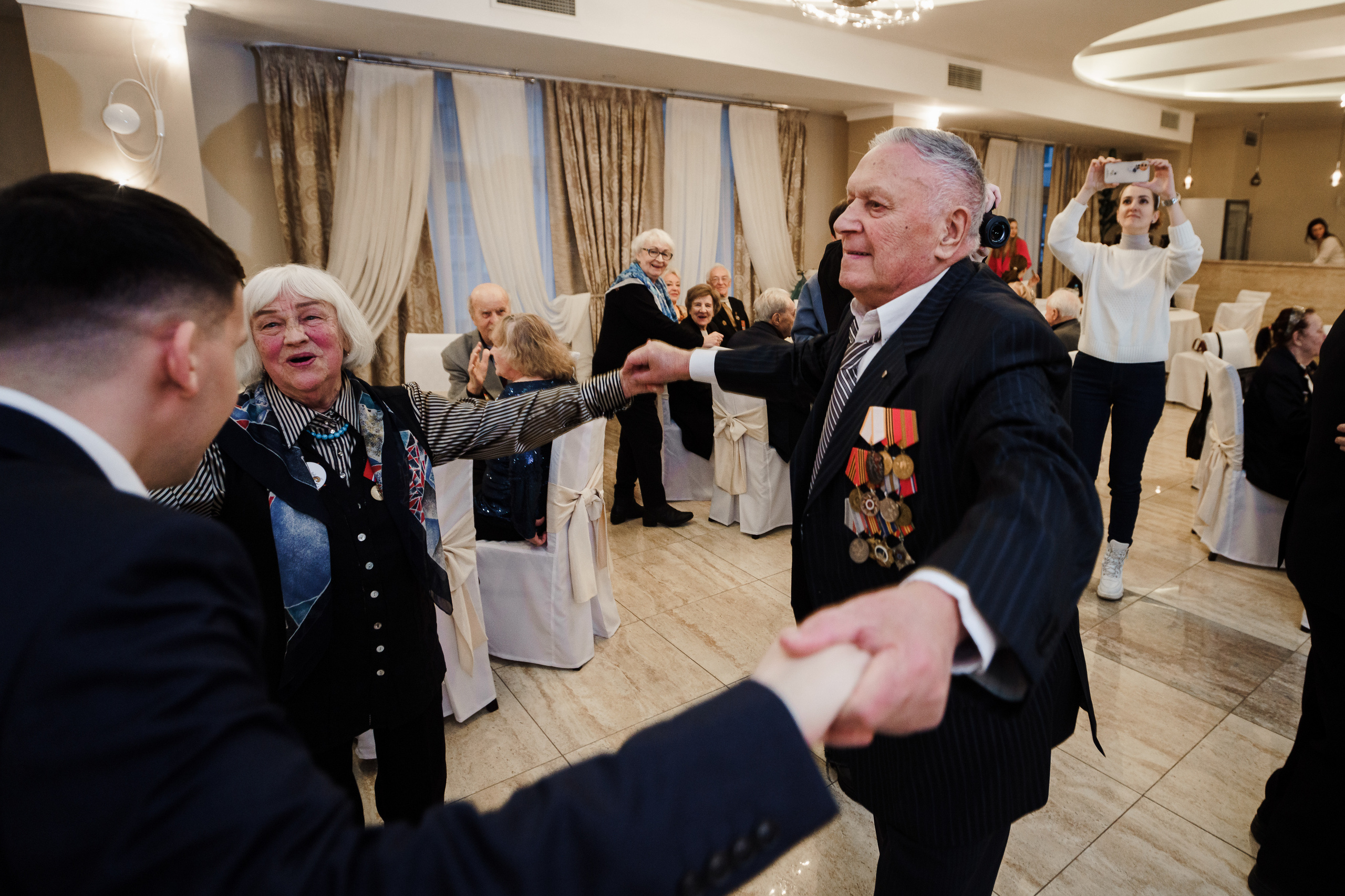Встреча Ветеранов Великой Отечественной Войны. Репортажный фотограф Сергей Сажин г. Ярославль