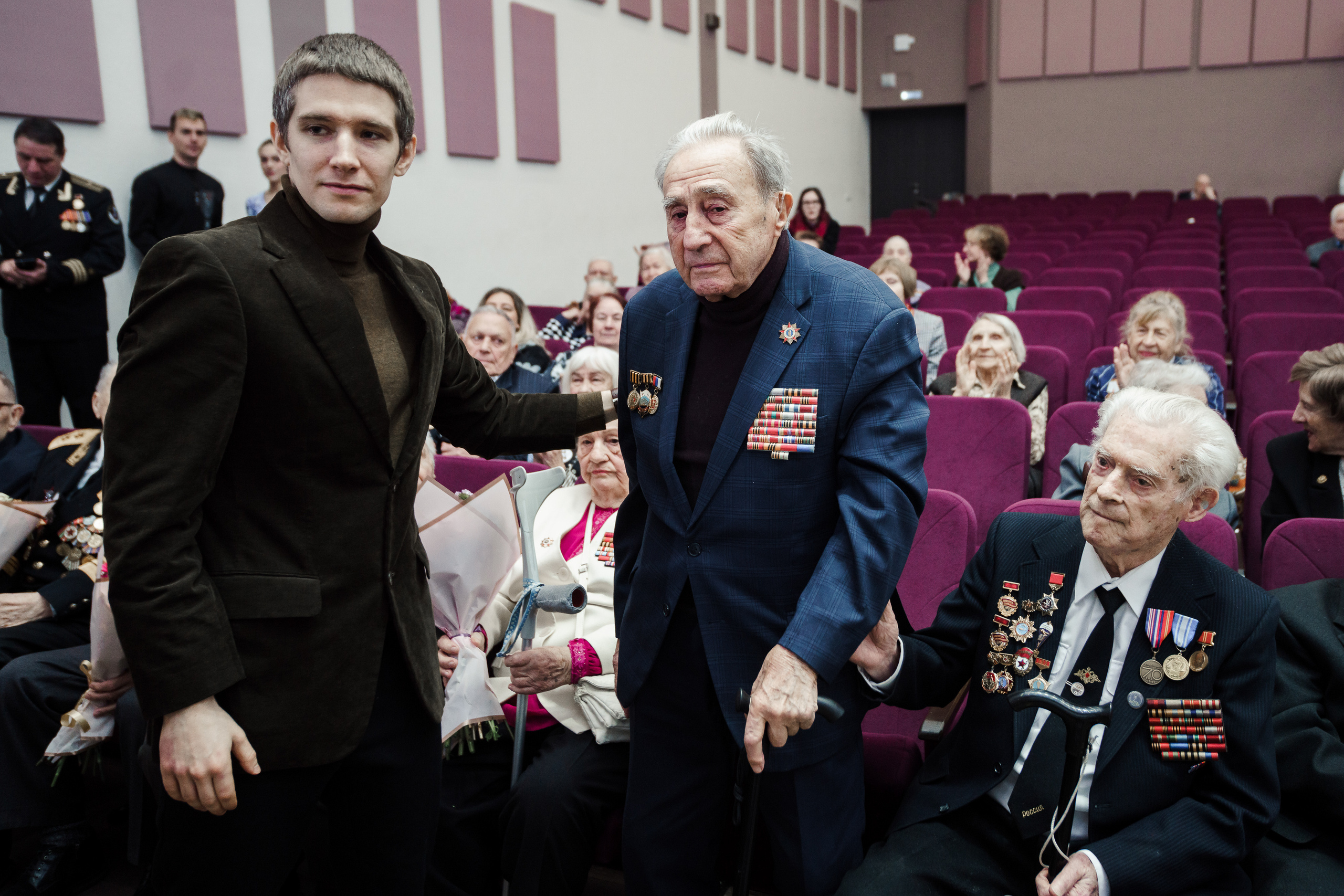 Встреча Ветеранов Великой Отечественной Войны. Репортажный фотограф Сергей Сажин г. Ярославль