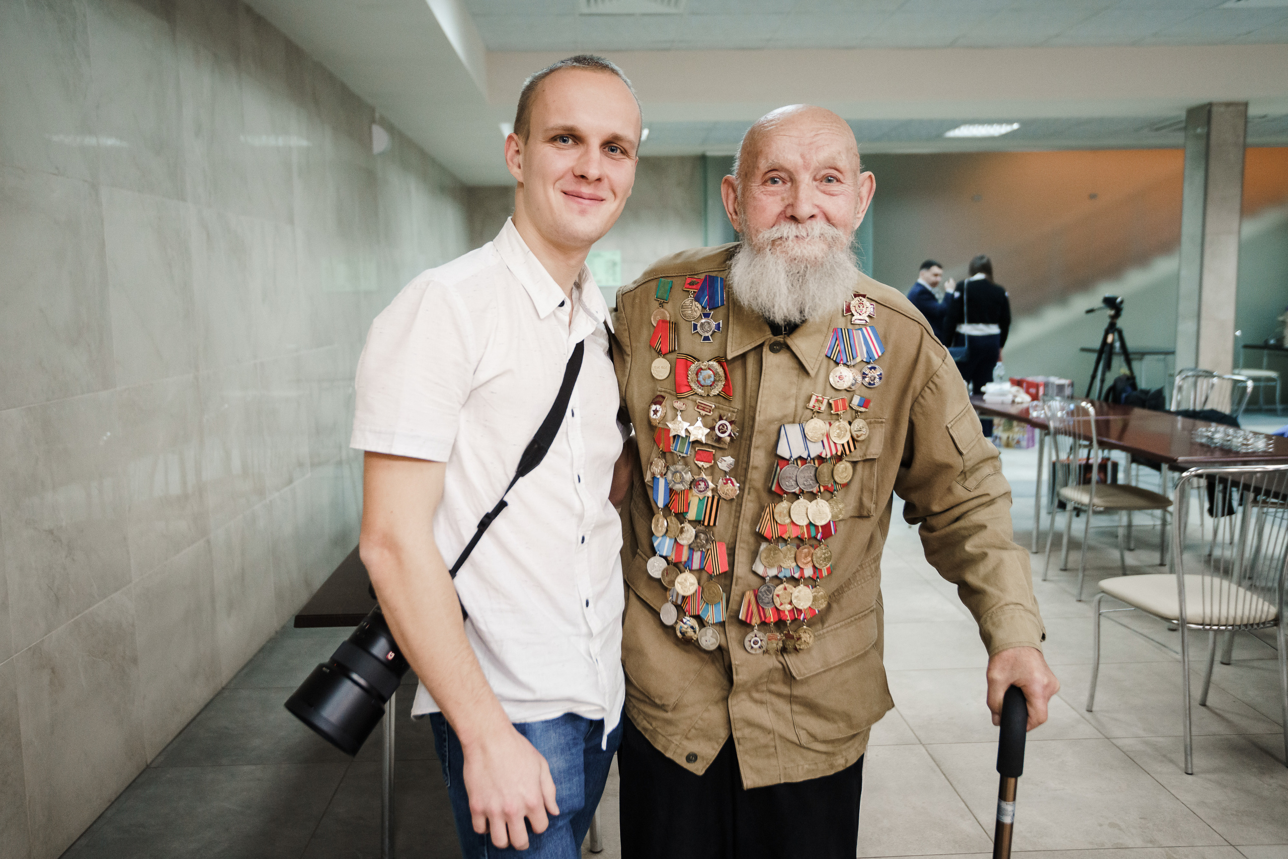 Встреча Ветеранов Великой Отечественной Войны. Репортажный фотограф Сергей Сажин г. Ярославль