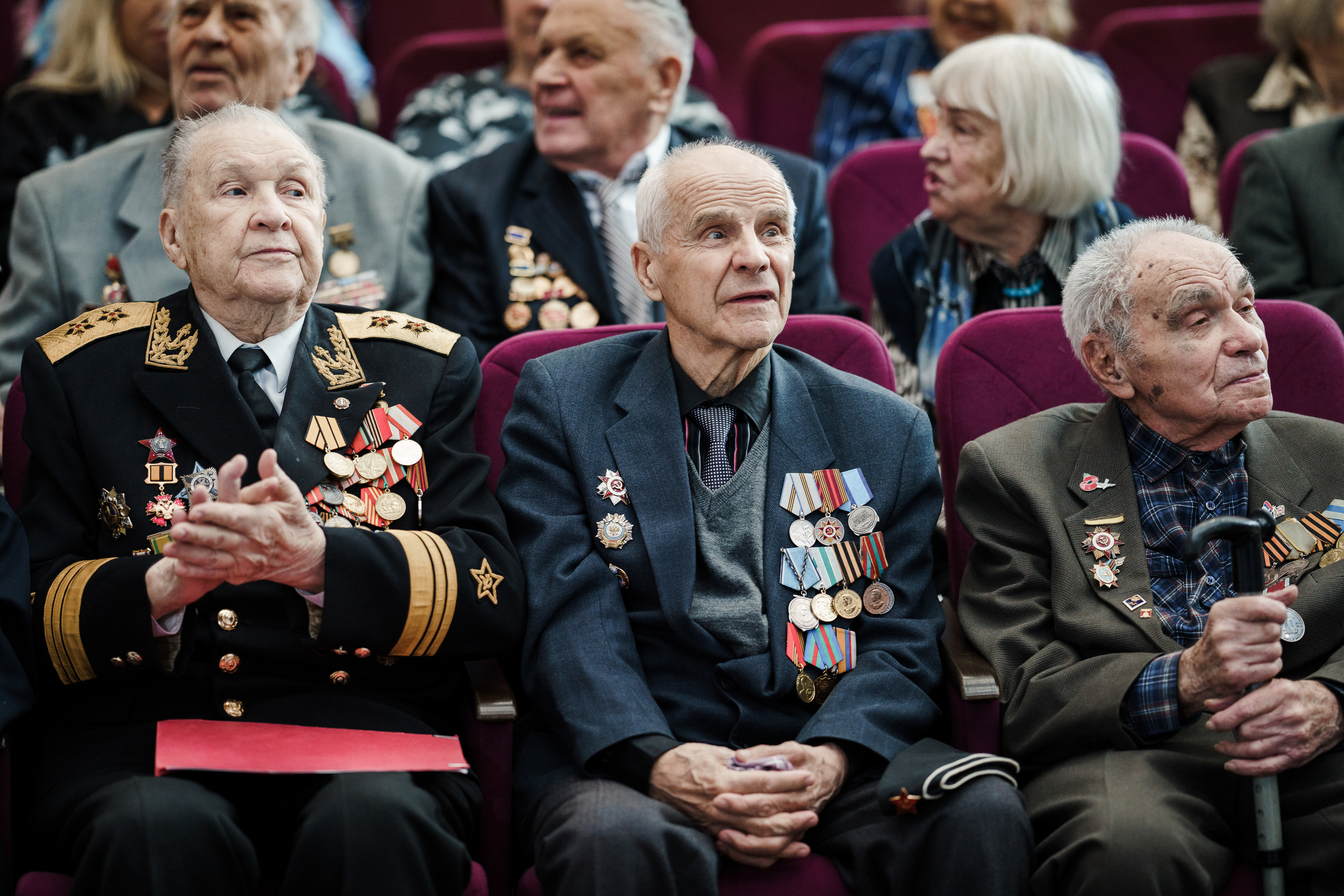 Встреча Ветеранов Великой Отечественной Войны. Репортажный фотограф Сергей Сажин г. Ярославль