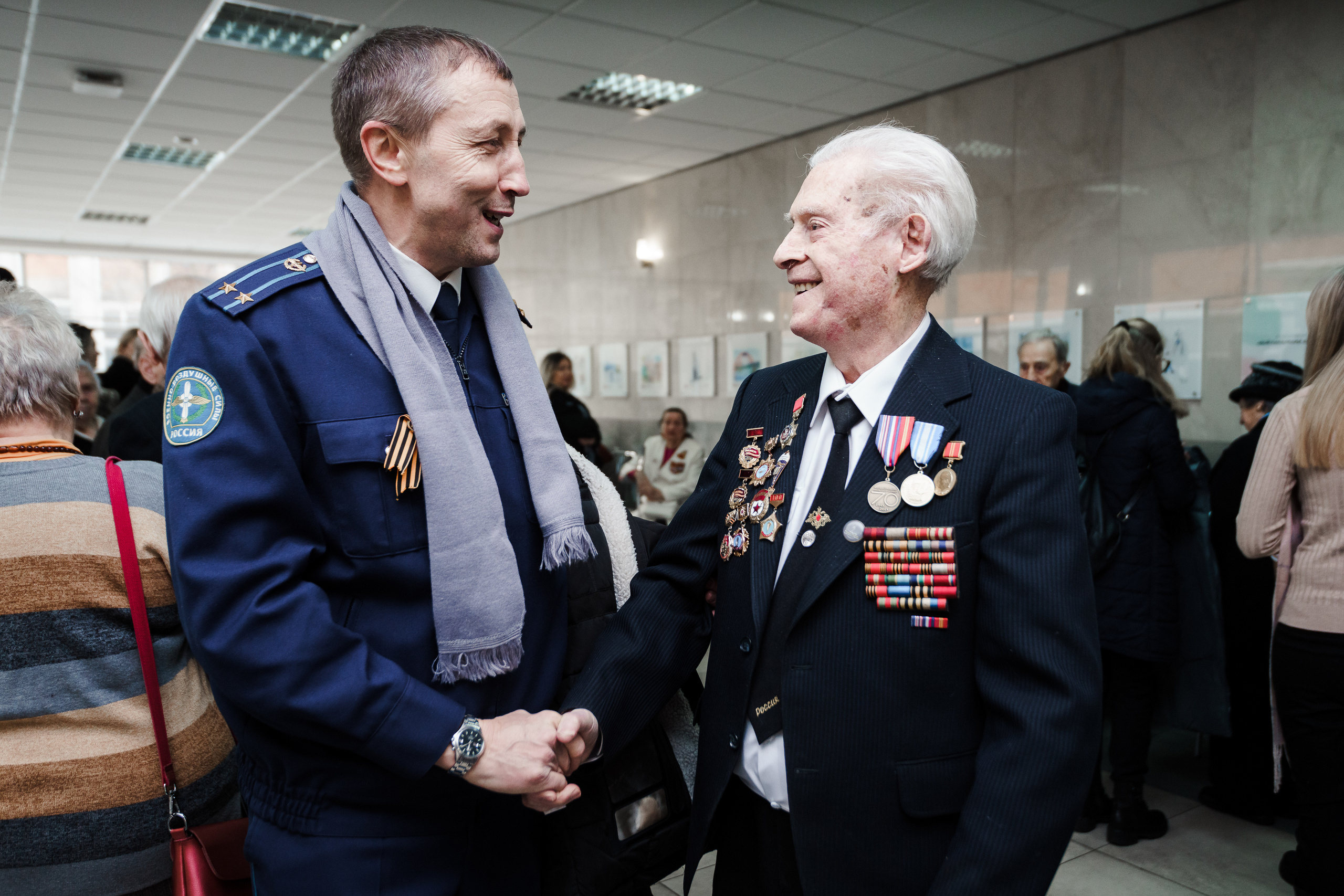 Встреча Ветеранов Великой Отечественной Войны. Репортажный фотограф Сергей Сажин г. Ярославль