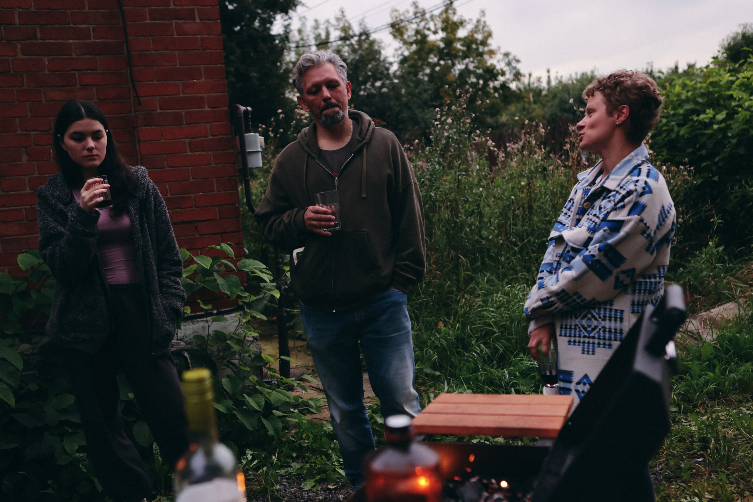 фотосессия на шашлыках с друзьями