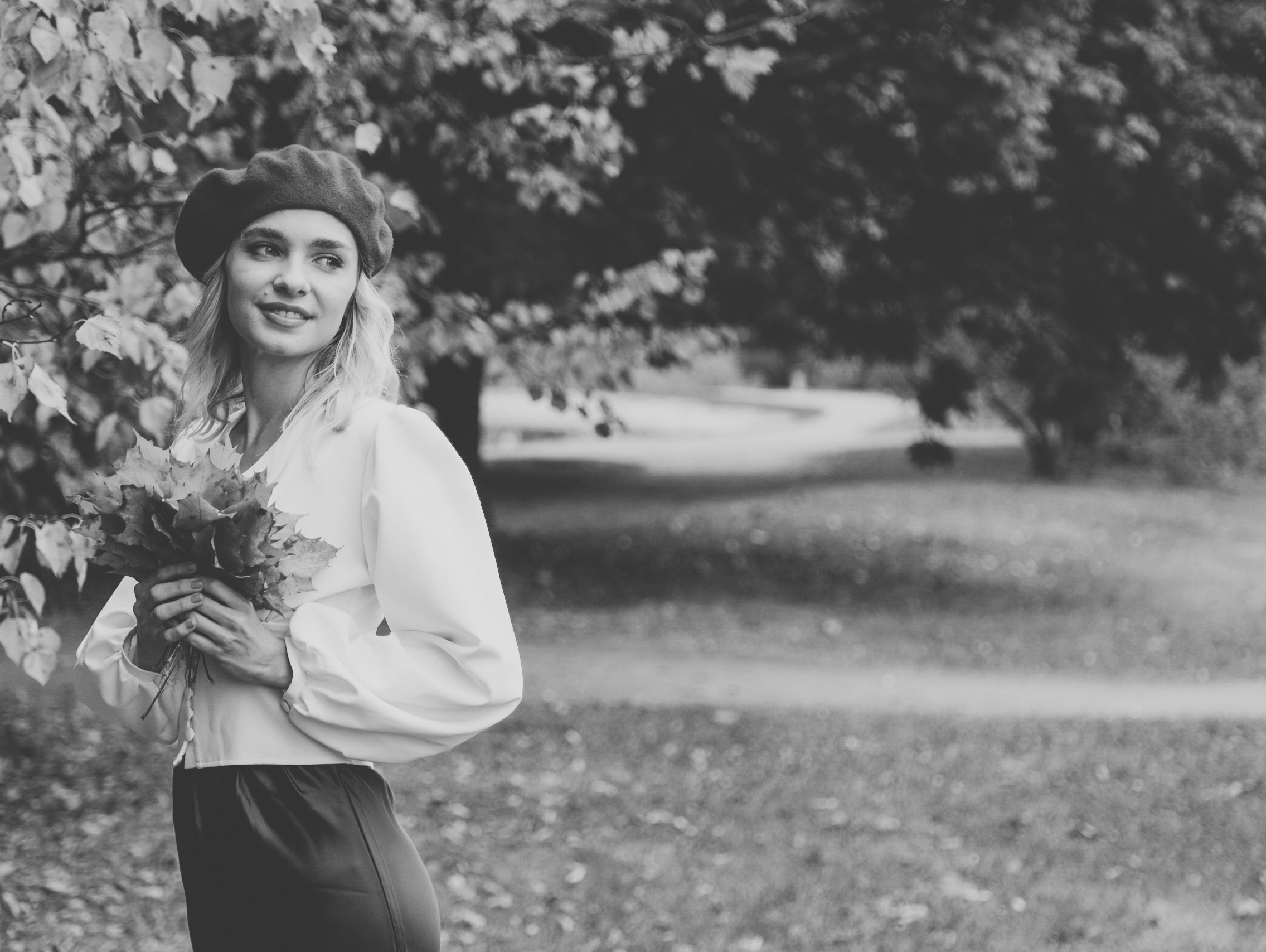 Осенний парк Коломенский. Фотограф текстиля в Москве Ольга Иванова