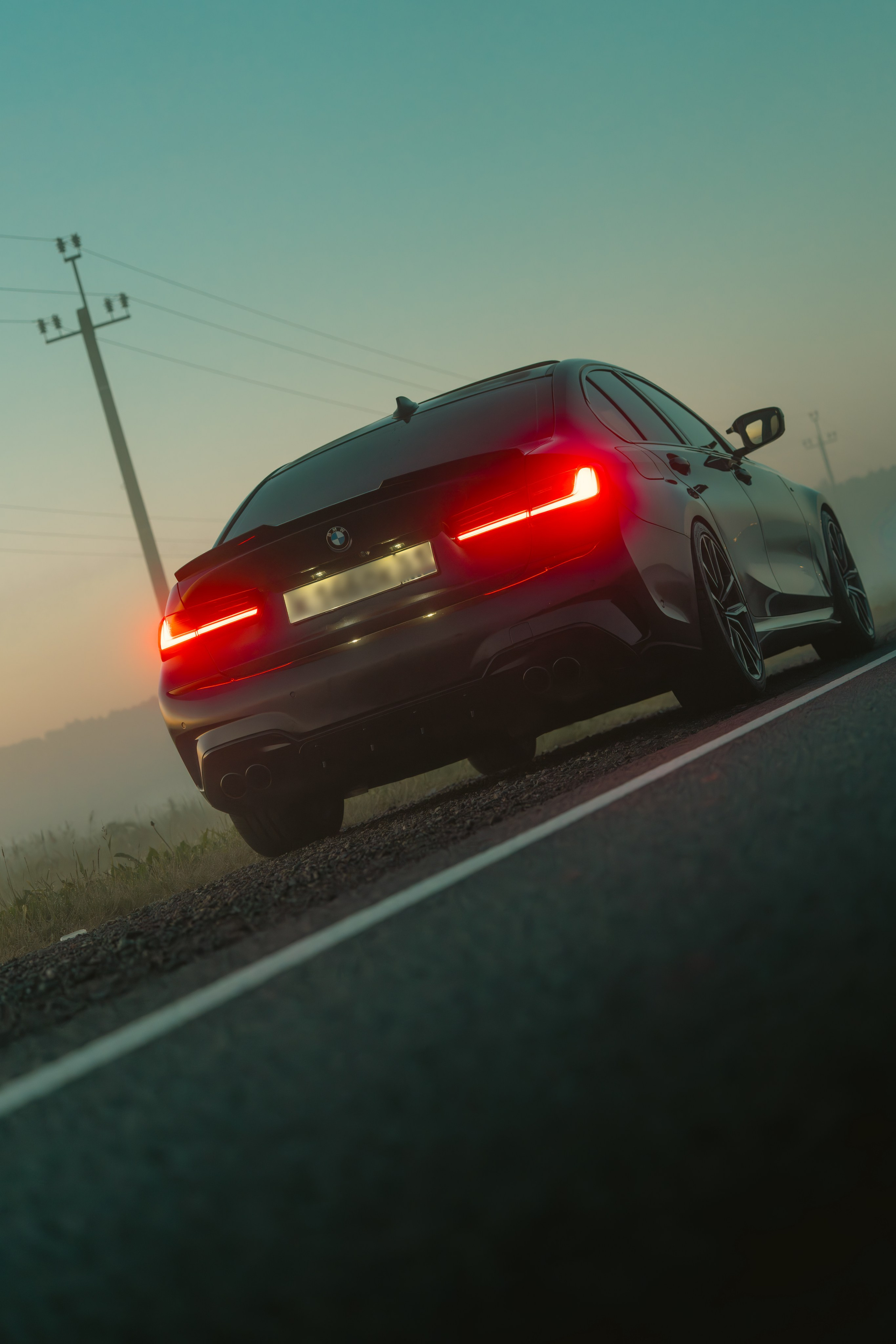 BMW 3 Series Night ed. Автомобильный фотограф в Санкт-Петербурге