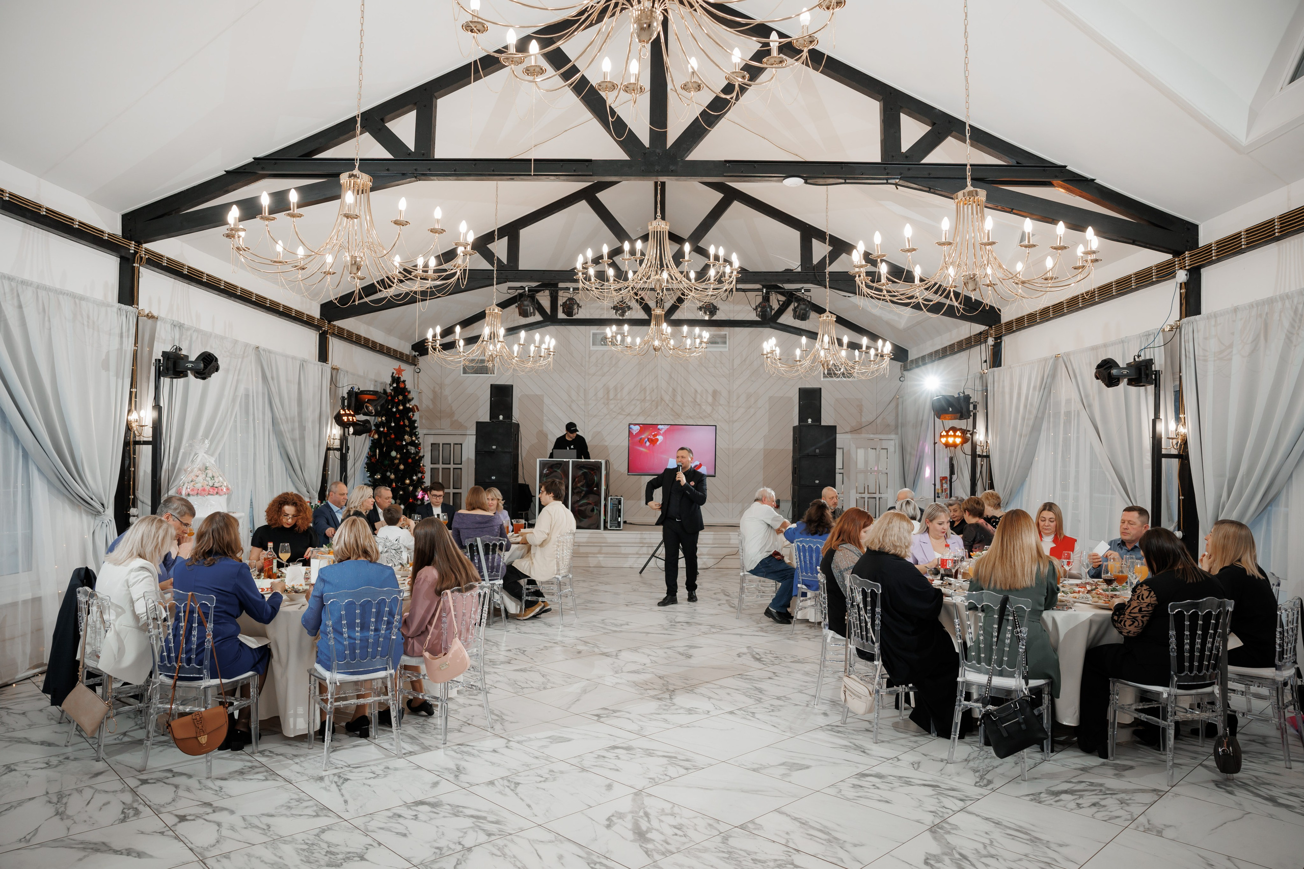 Юбилей, ресторан «Барский», усадьба «Гребнево». Свадебный и репортажный фотограф (Москва, Королев и другие)