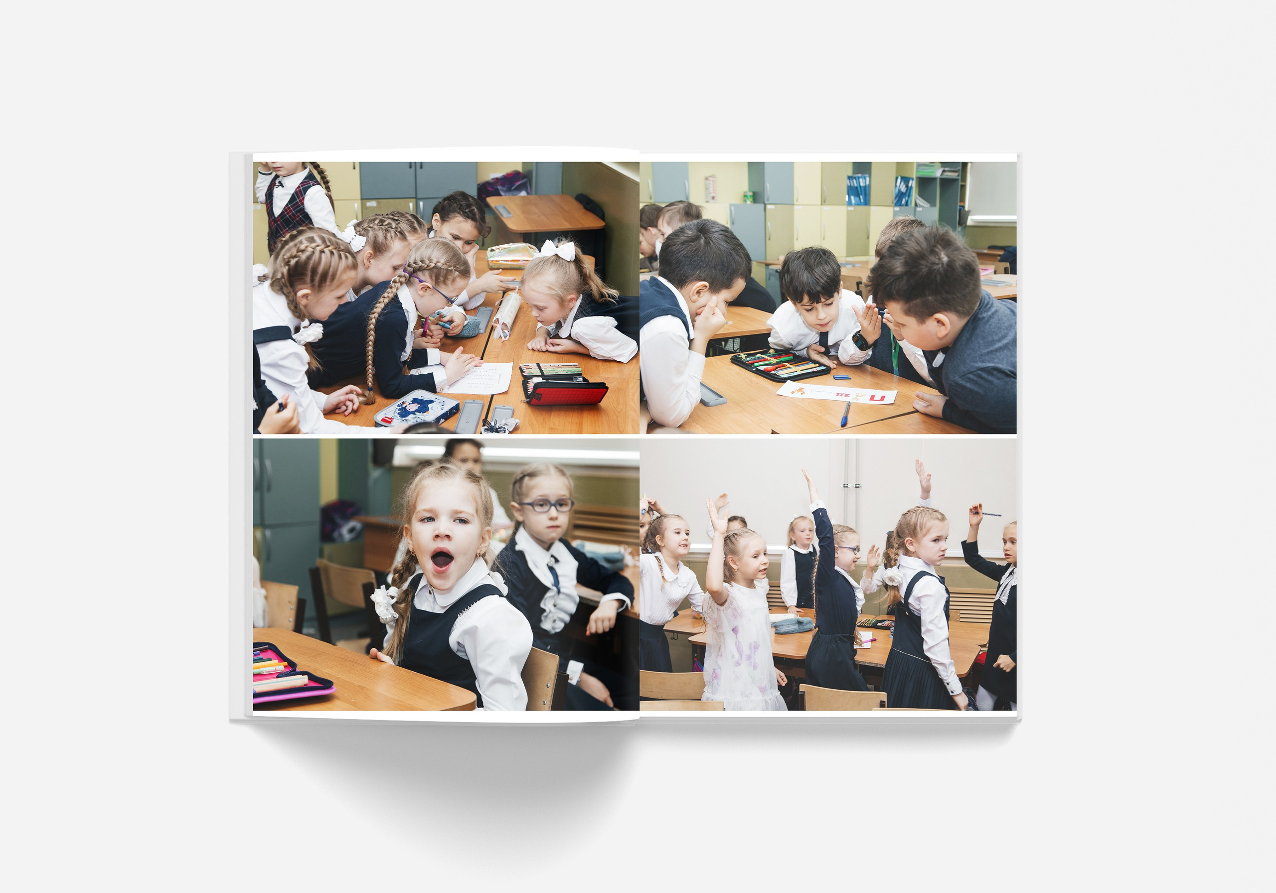Младшие классы Альбом 10 разворотов (20 страниц). Выпускные альбомы. Зубкова Яна