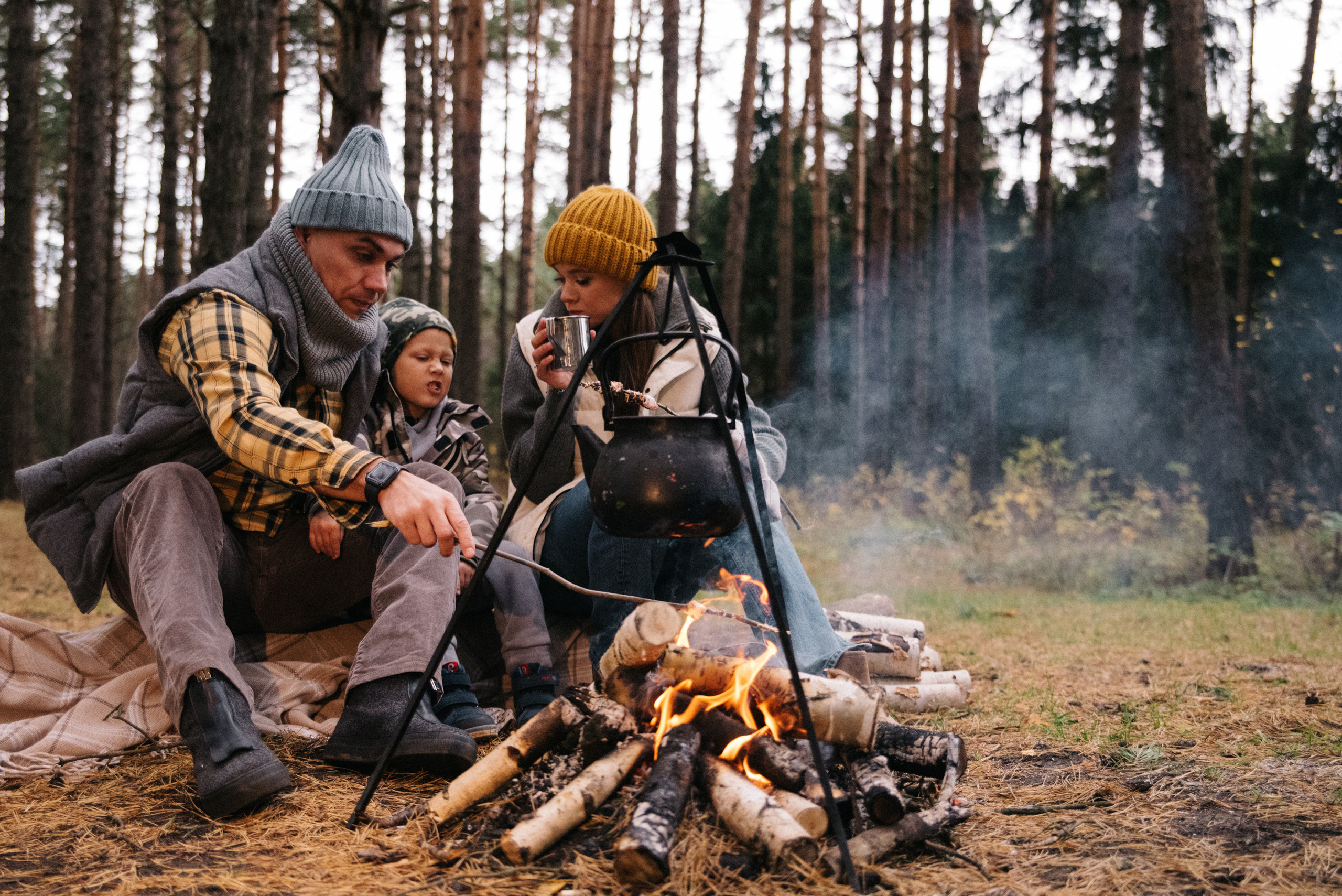 Пикник в лесу. Анна Гончарова свадебный и репортажный фотограф в Москве