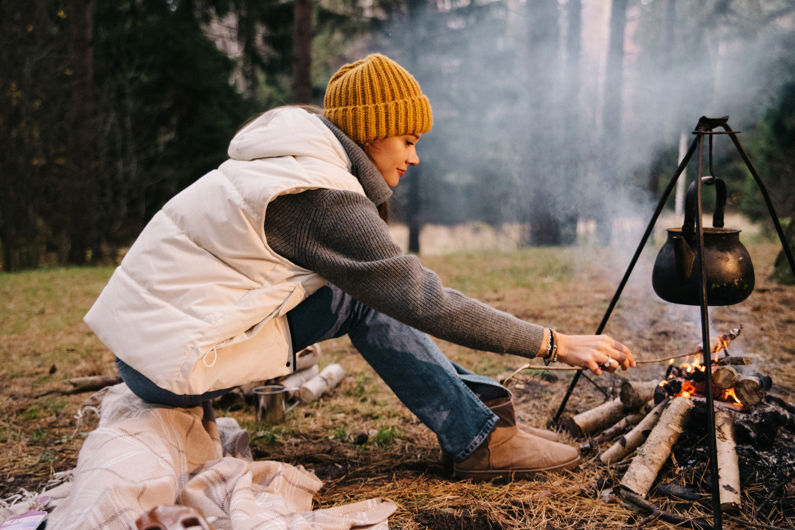 Пикник в лесу. Анна Гончарова свадебный и репортажный фотограф в Москве