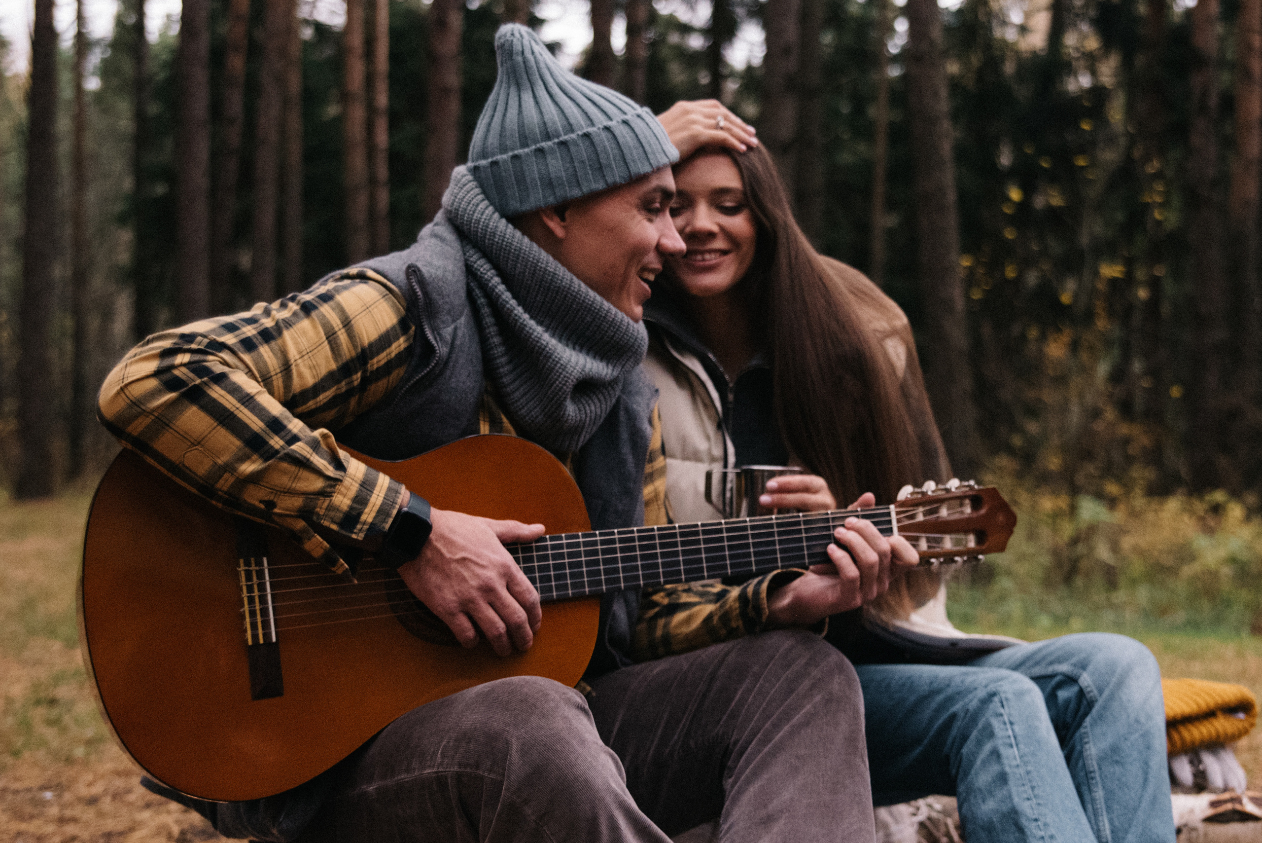 Пикник в лесу. Анна Гончарова свадебный и репортажный фотограф в Москве