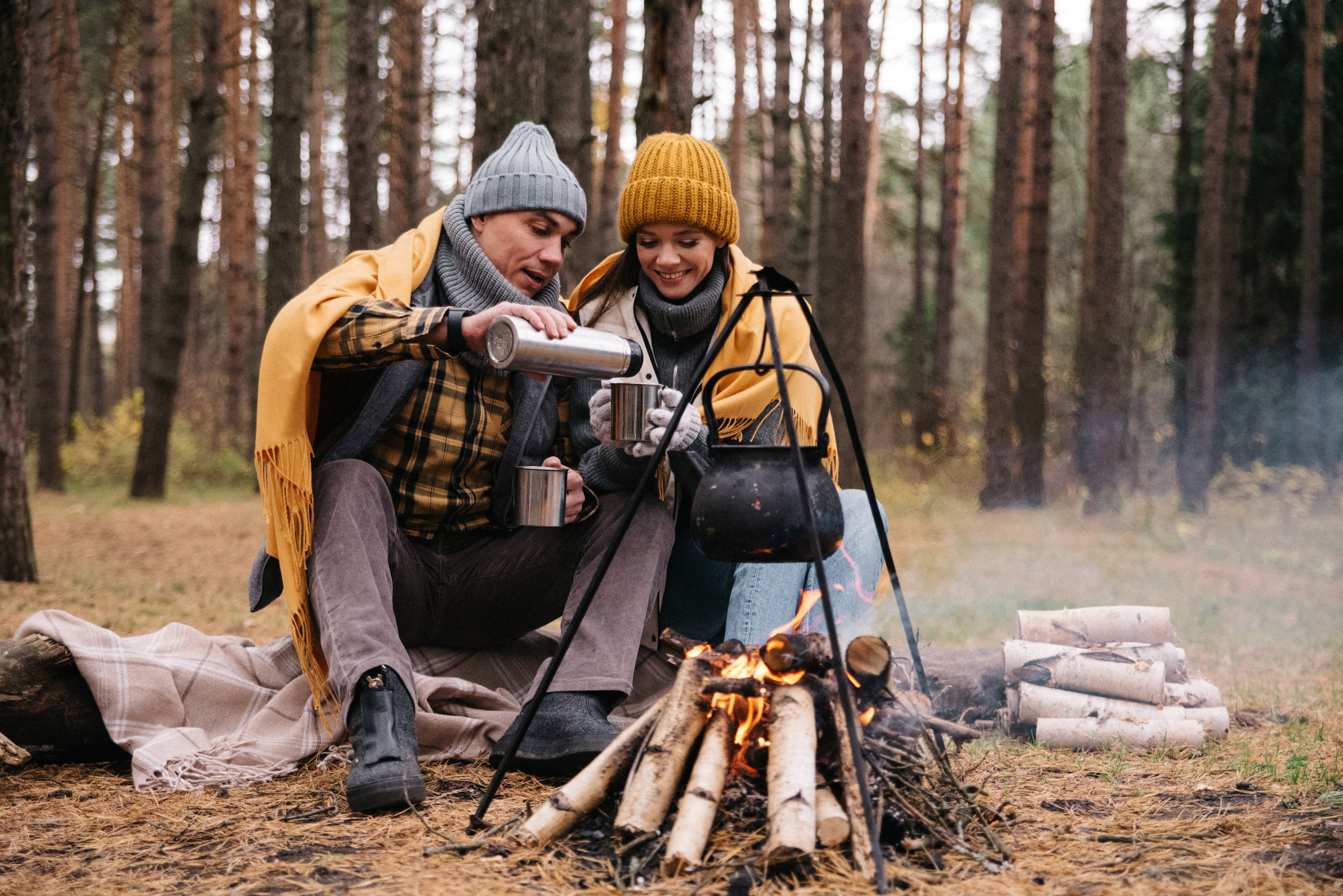 Пикник в лесу. Анна Гончарова свадебный и репортажный фотограф в Москве