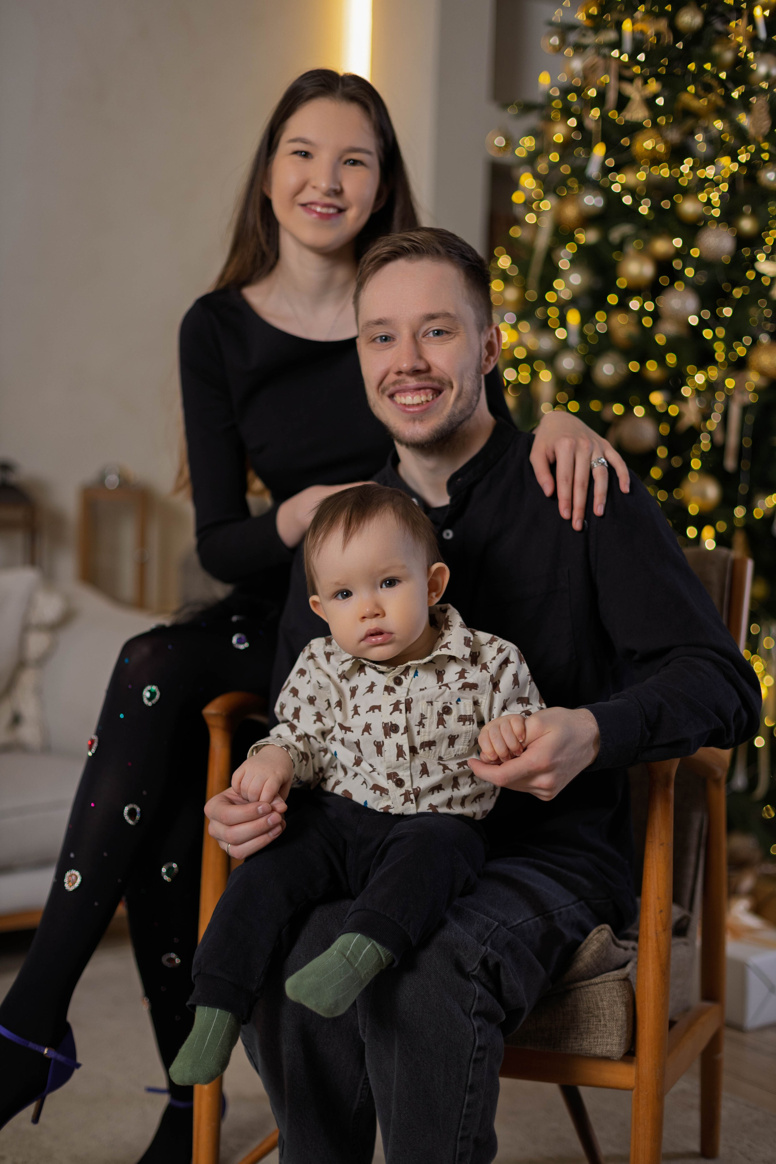 Миша и родители. Семейный фотограф Гульцовская Екатерина