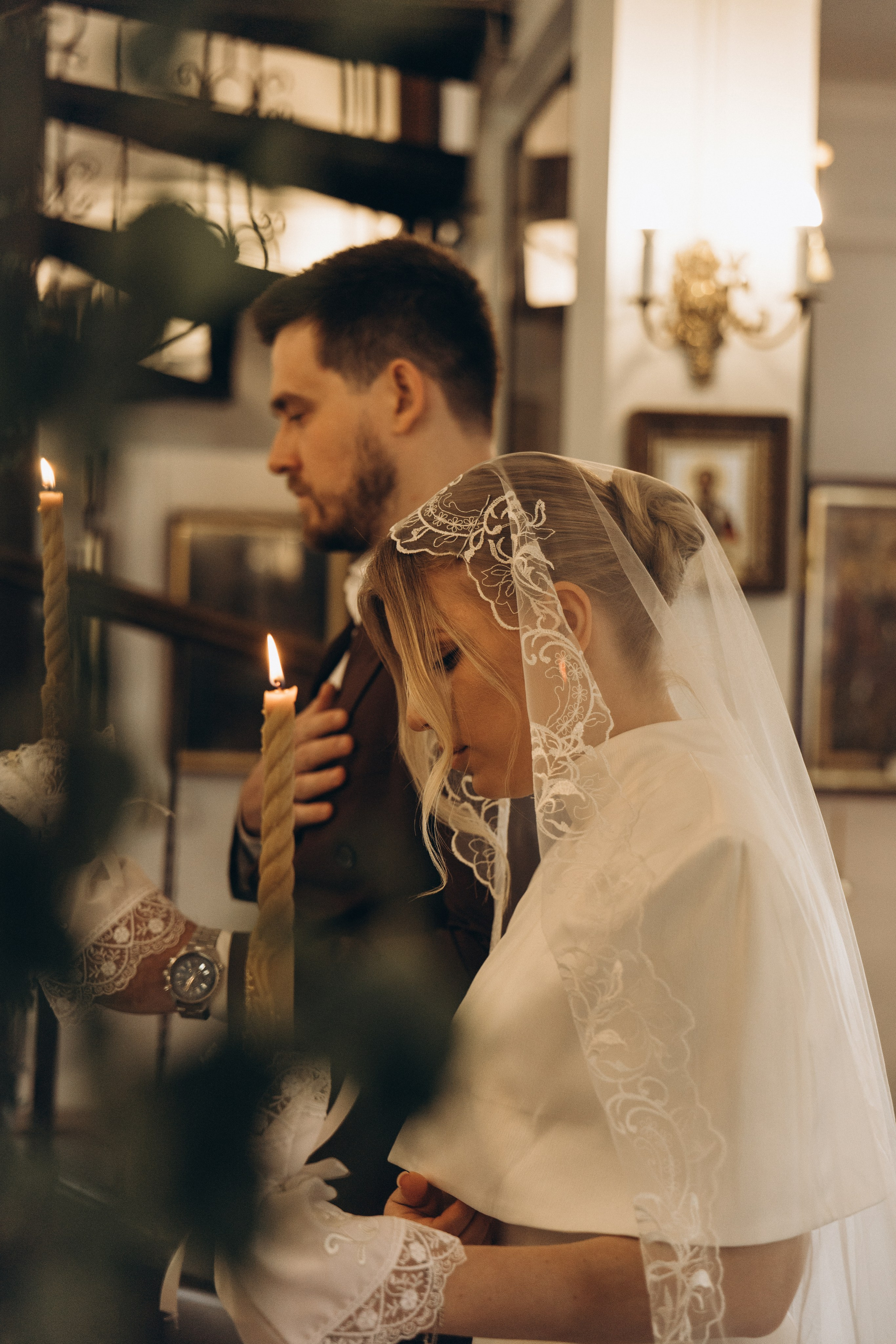 Венчание + прогулка. Фотограф Полина Абрамова