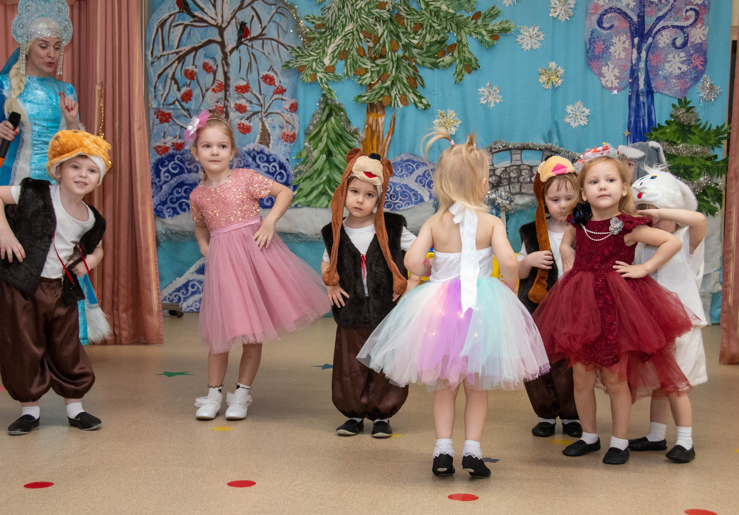 2023 Новый год. Акварель, Первомайка. Репортажный и детский фотограф в Новосибирске