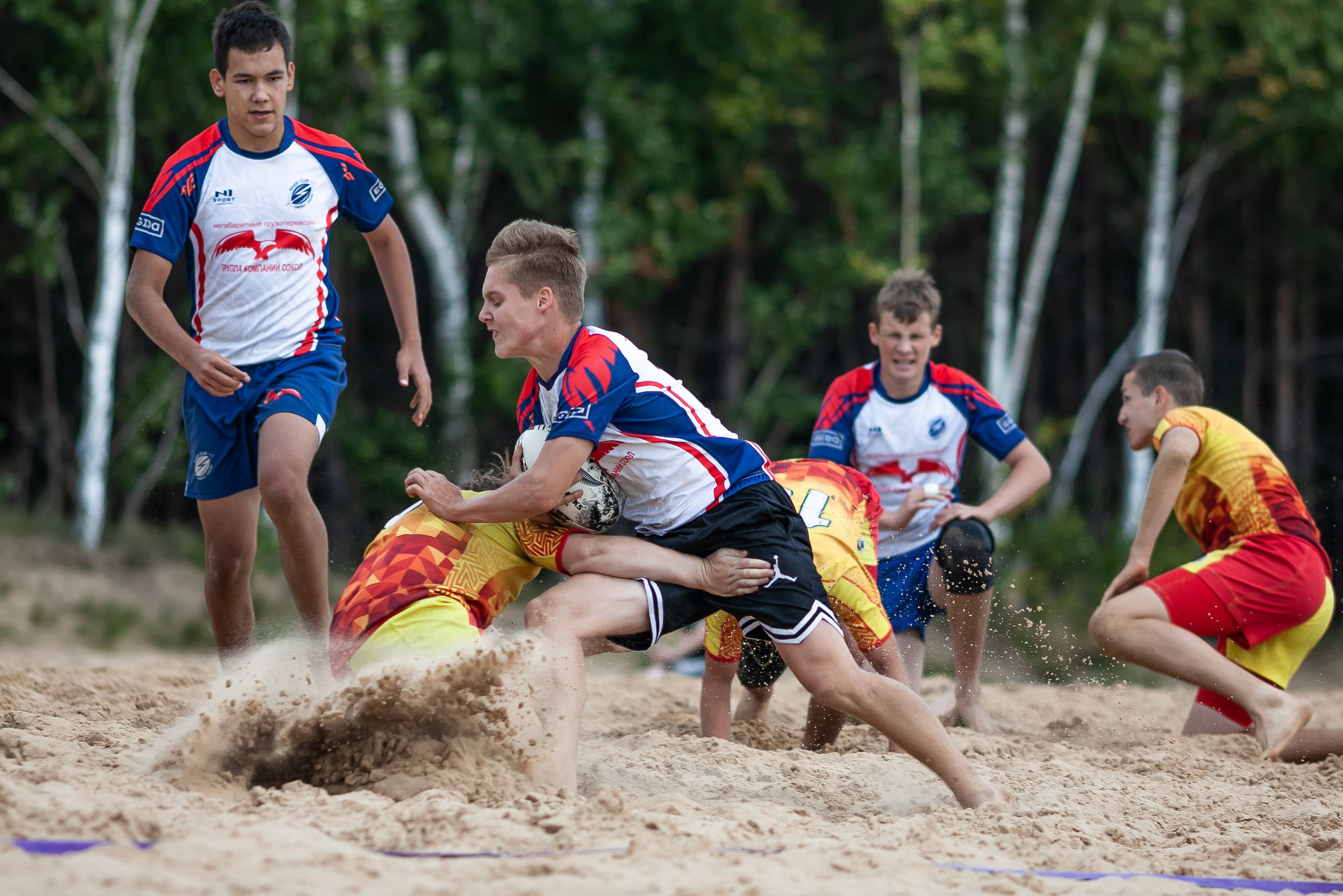 «Кубок «Молота» по пляжному Регби. Фотография