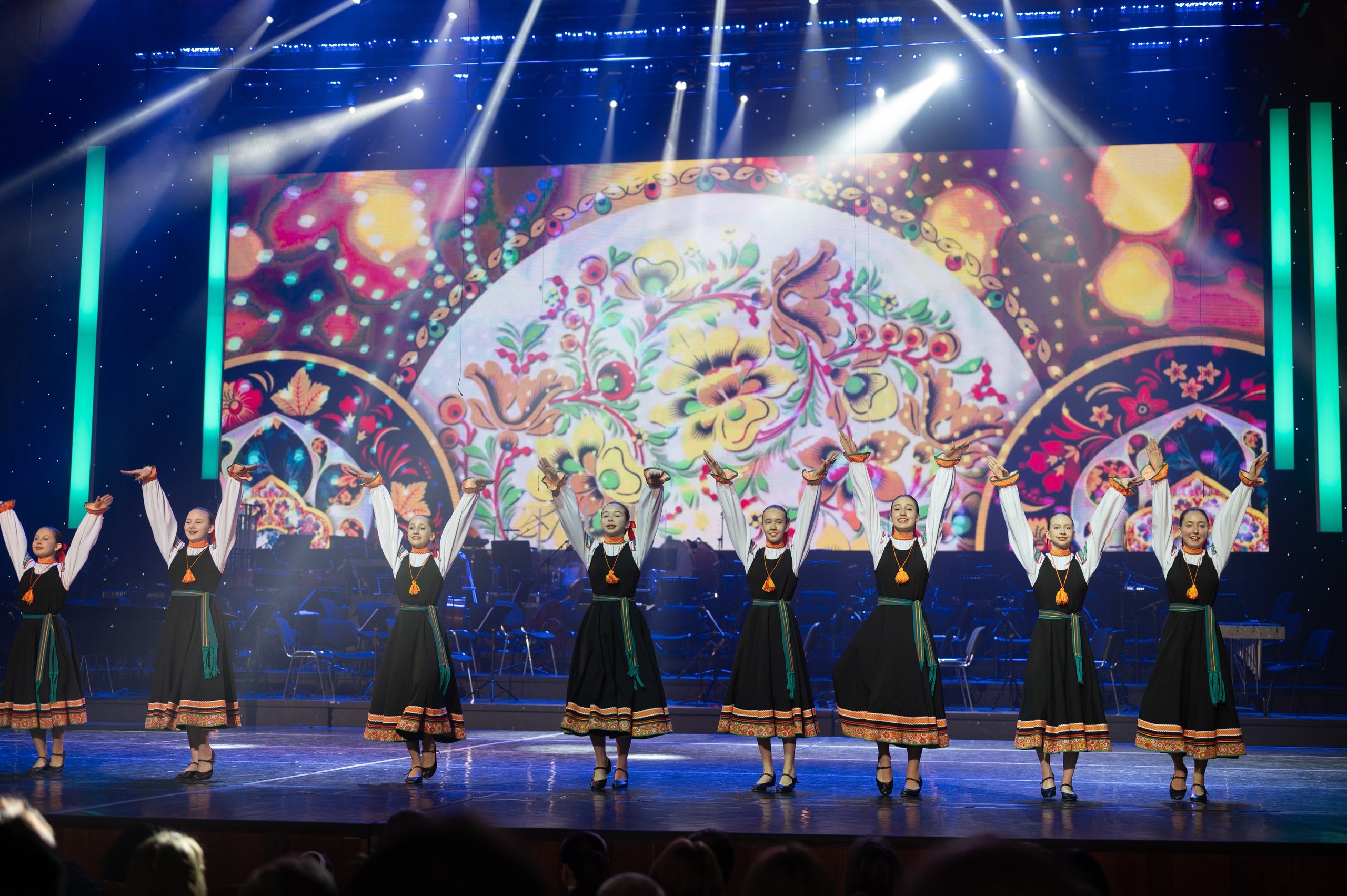 Отчетный концерт ДШИ «Гармония» «Зимняя гармония». Фотограф новорожденных, семейный детский в Тюмени Татьяна Морозова