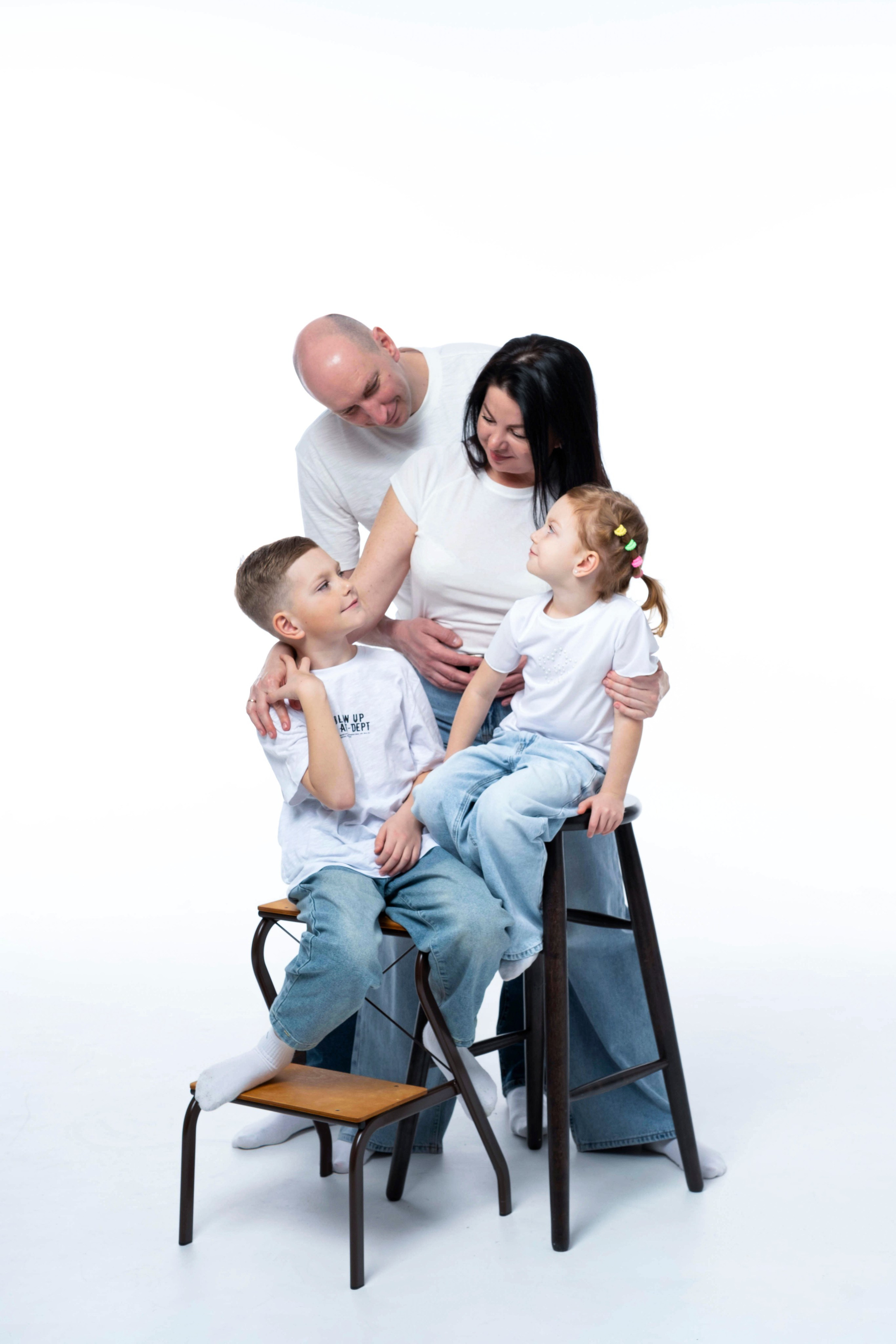 Семья Васютиных. Студийный, портретный, семейный фотограф Южно-Сахалинска Яна Радаева