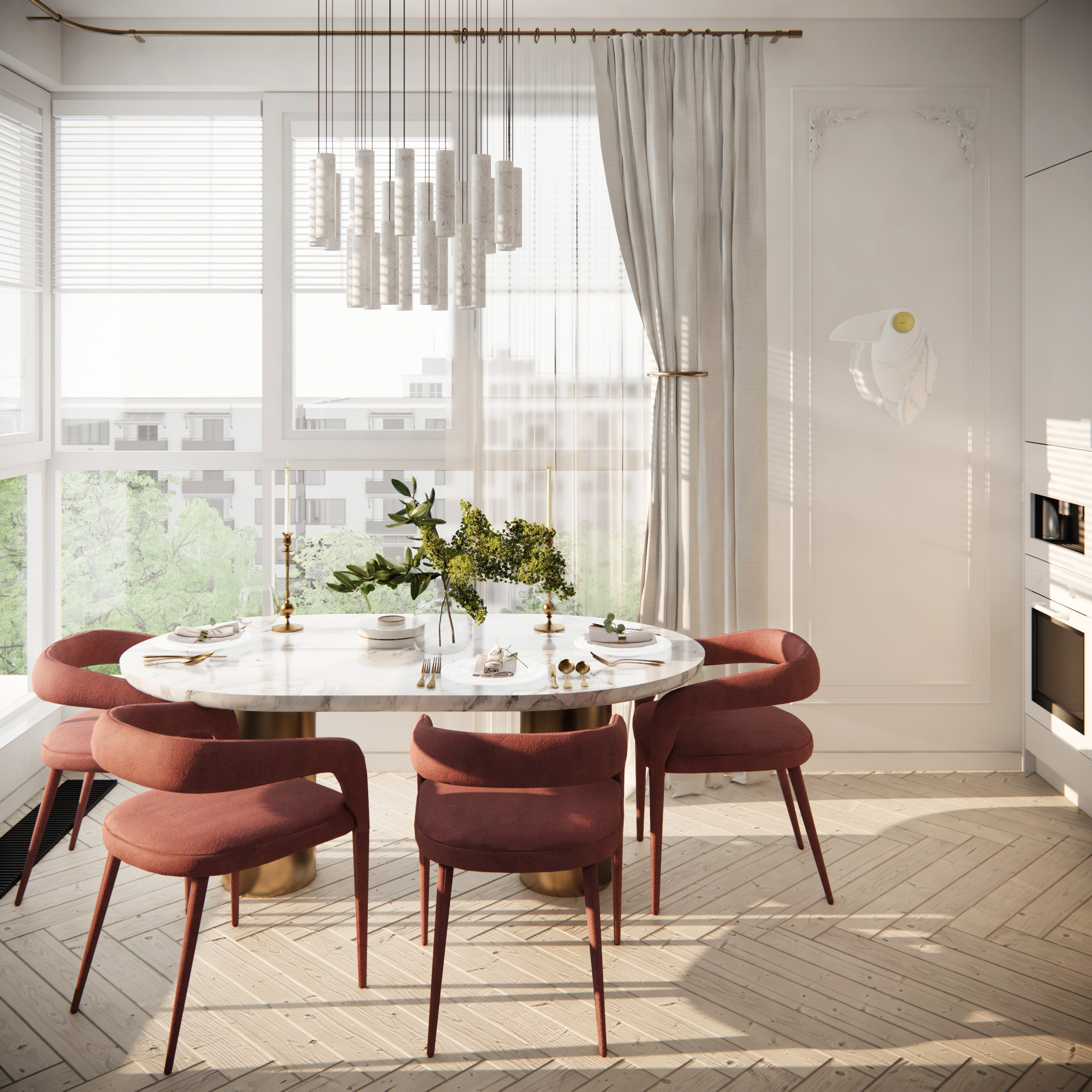 B.E.R.R.Y Apartment | Design & Visualization. Интерьерная визуализация SketchUp+Enscape