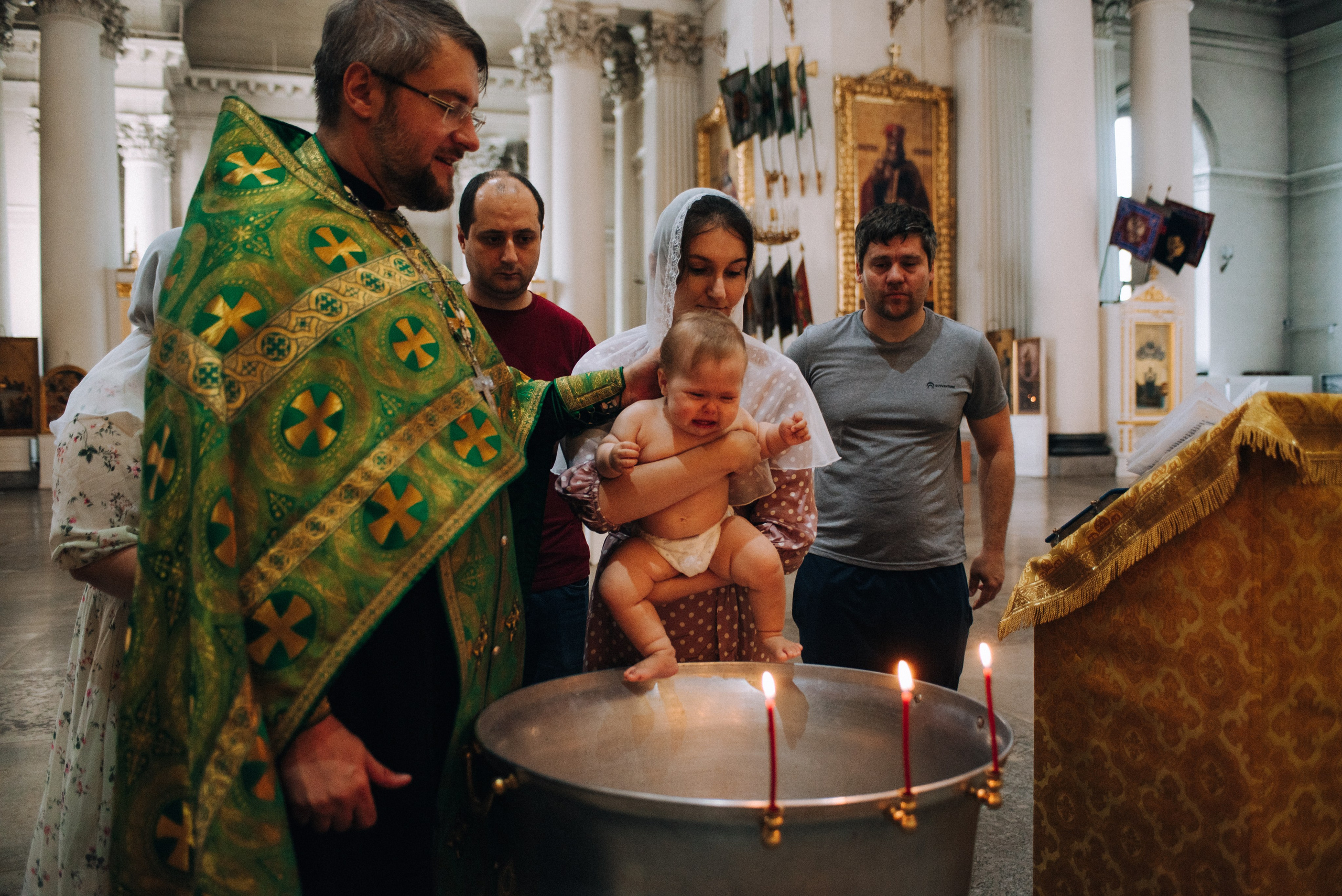 Таинство Крещения. Фотограф новорожденных и детей до года в Санкт-Петербурге
