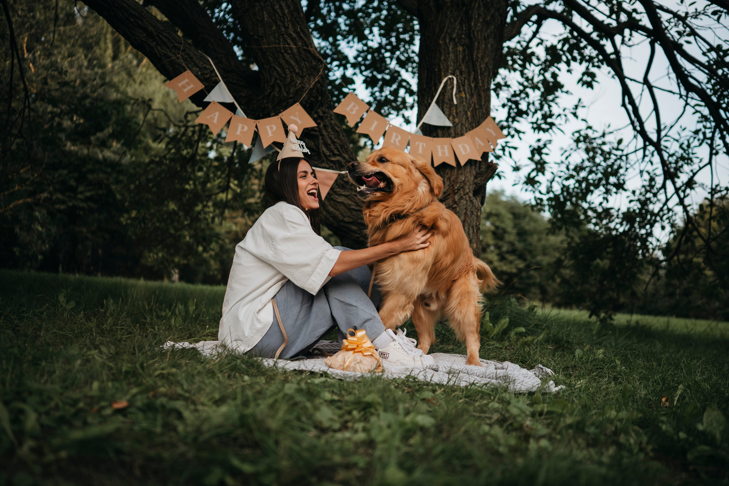 Карина, Саша и Луни. Семейный фотограф анималист Ананьева Мария — Москва
