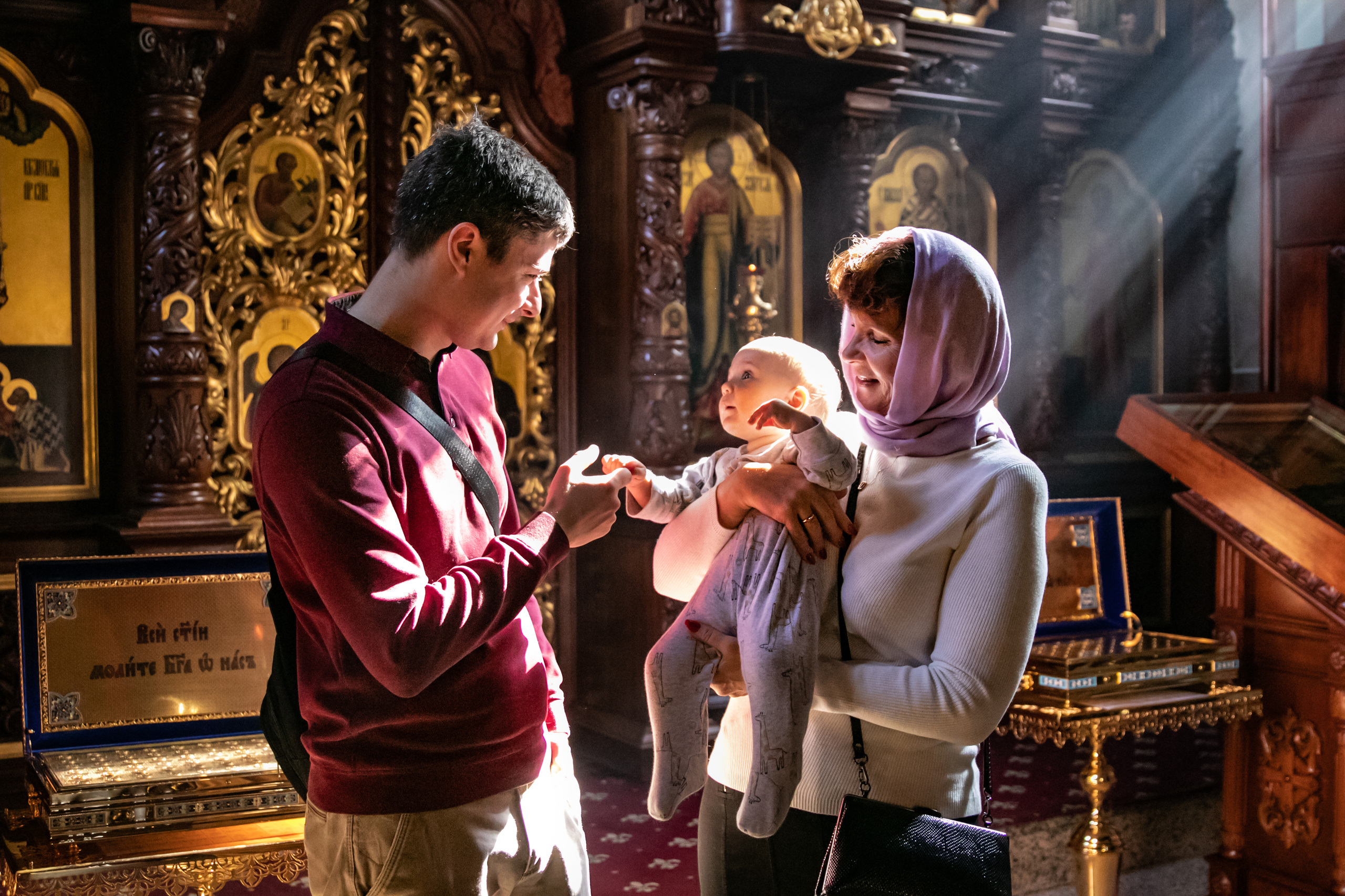 Крещение. Семейный и детский фотограф в Краснознаменске Виктория Санкина