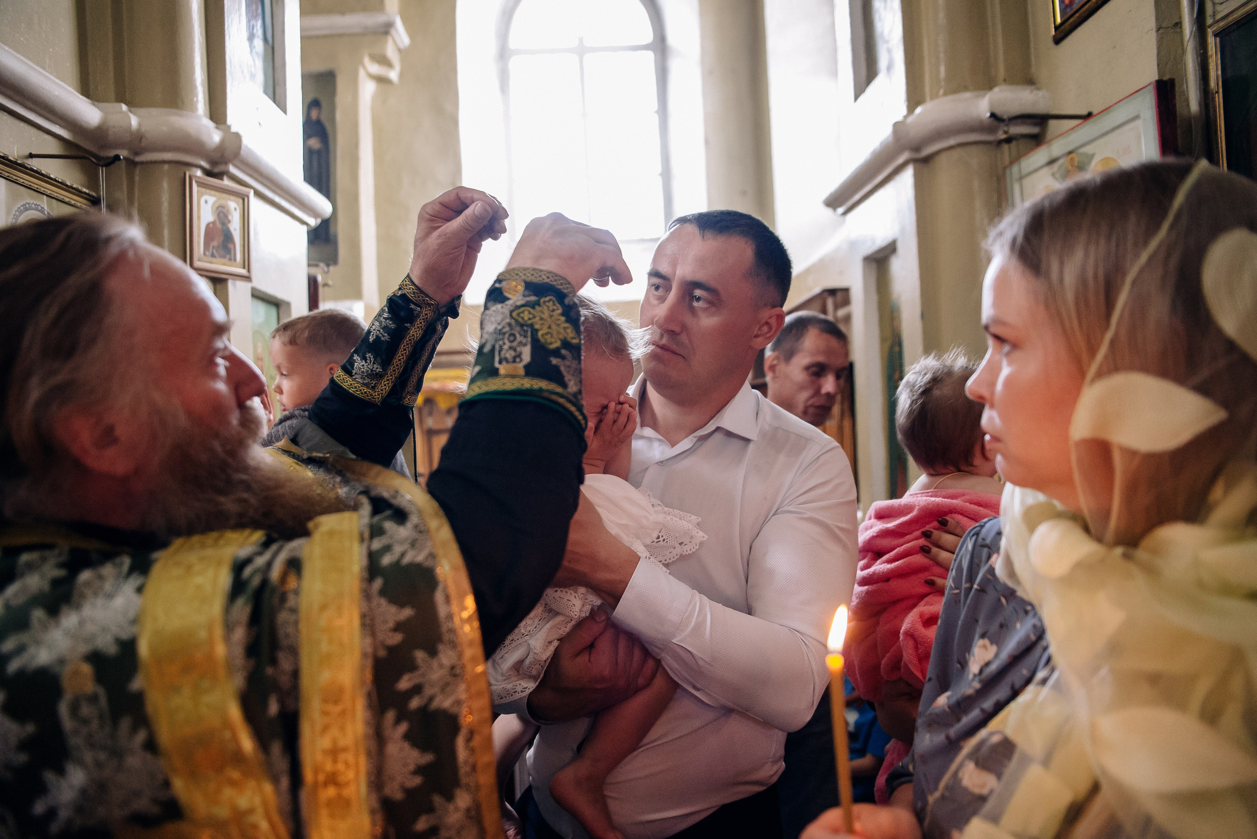 Таинство крещения Маргариты и Ивана. Фотограф — МАРИЯ МЕДВЕДЕВА