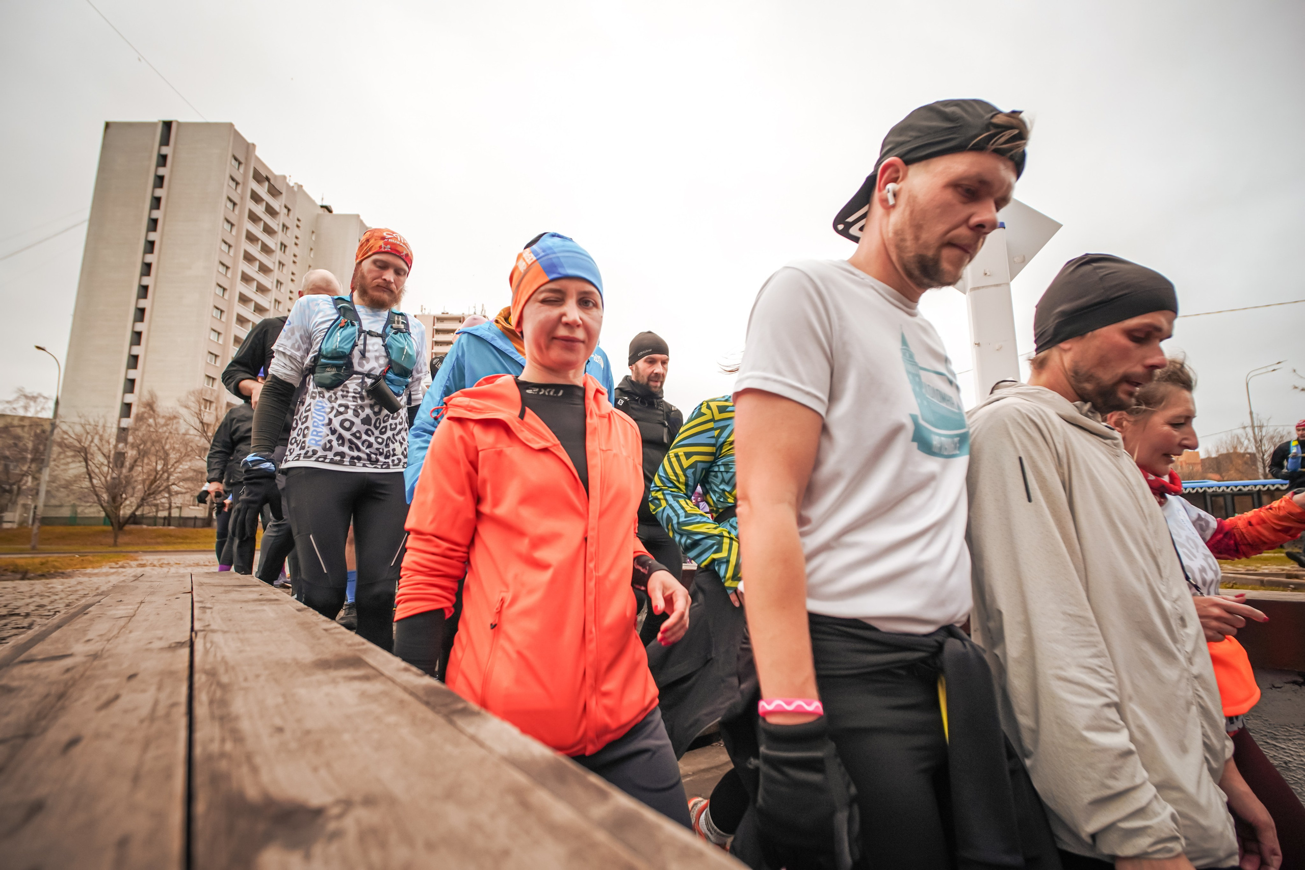 #марафонудома #яuzarun 2024 2-я петля, группа 6:30. Роман Капилюшов. Бег. Фото. Видео. г. Люберцы