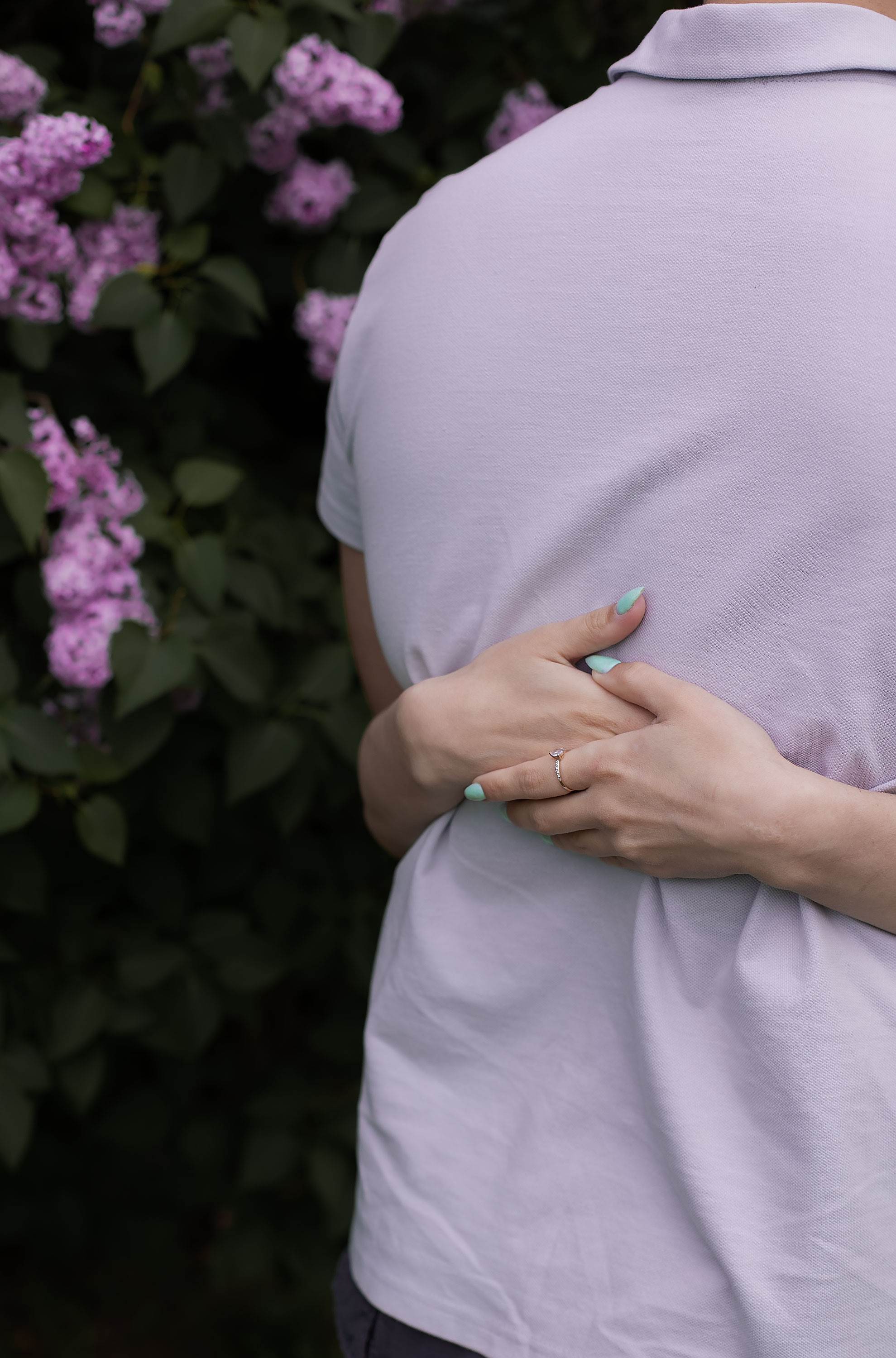 Сиреневый сад Олег и Марина. Семейный, индивидуальный фотограф в Москве Ангели Марина