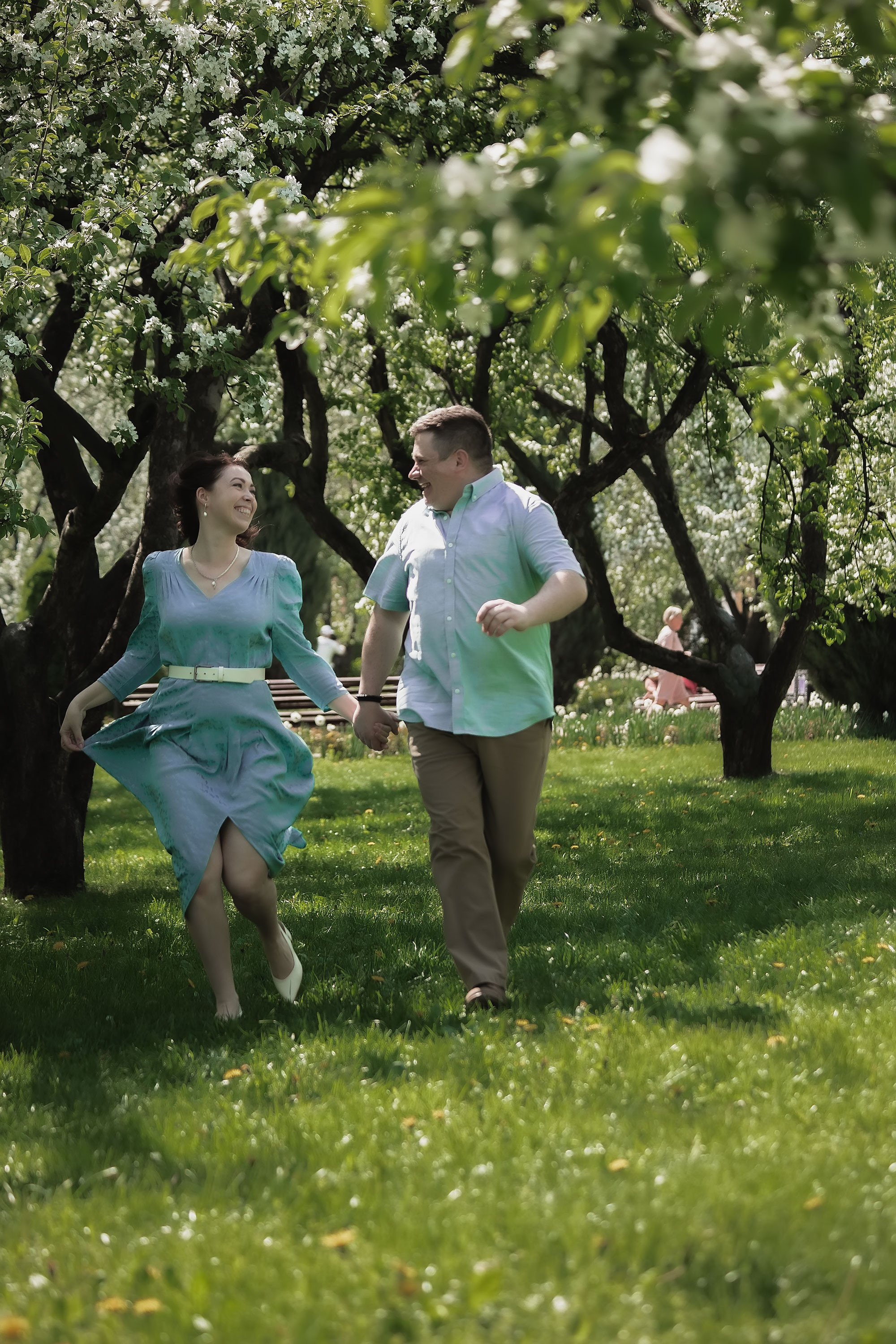 Надежда и Александр парк Коломенское. Семейный, индивидуальный фотограф в Москве Ангели Марина