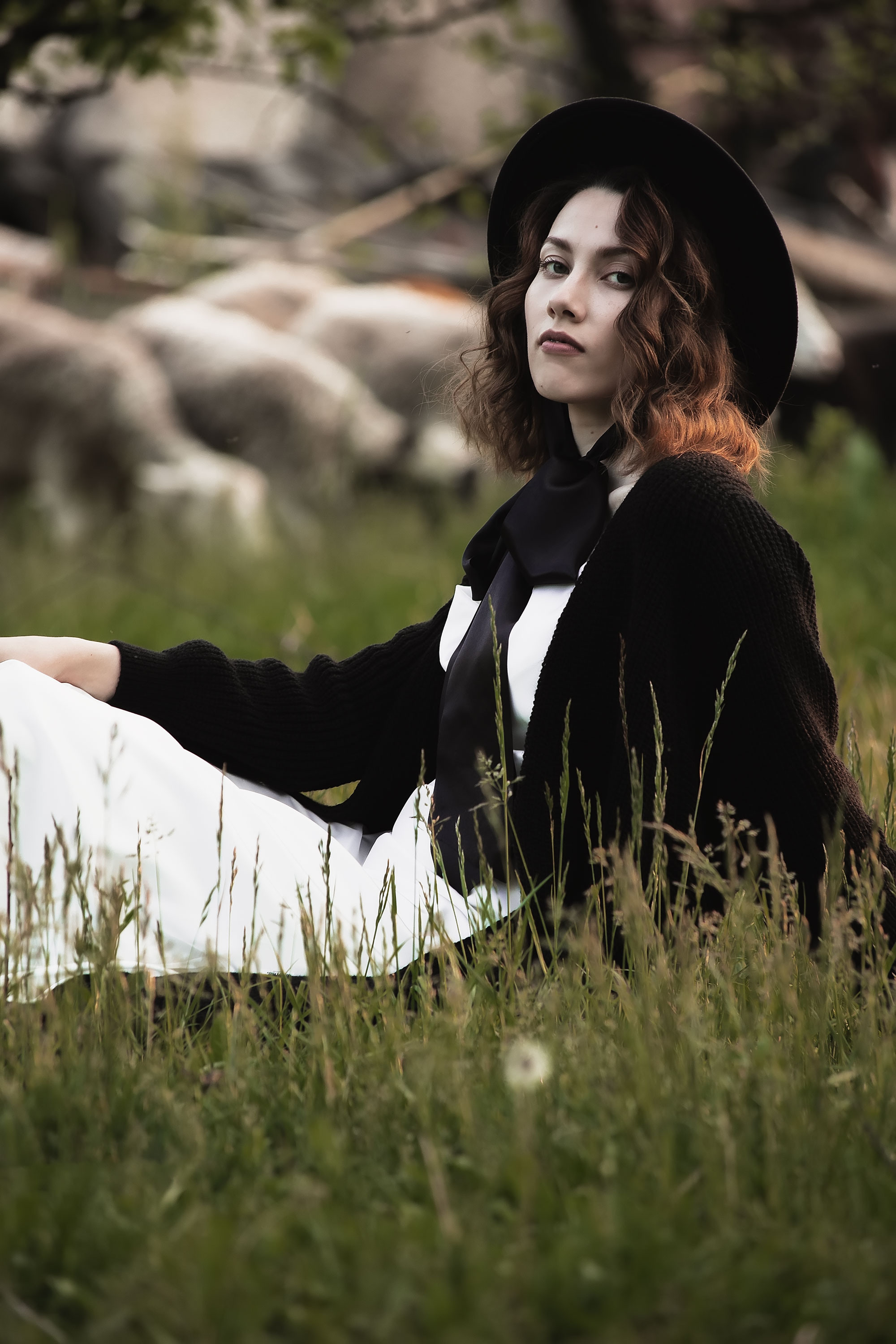 Фотосессия с овечками. Семейный, индивидуальный фотограф в Москве Ангели Марина