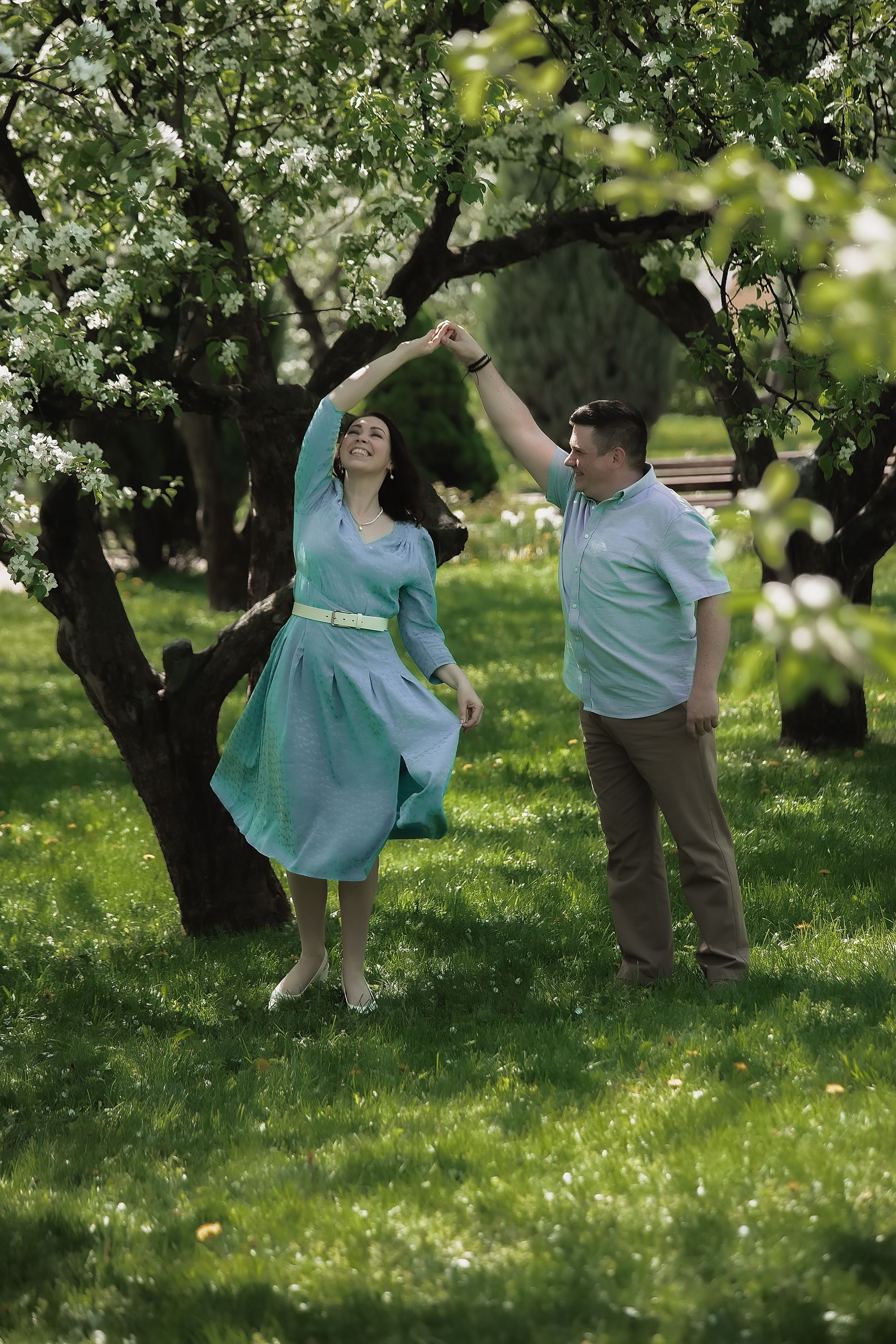 Надежда и Александр парк Коломенское. Семейный, индивидуальный фотограф в Москве Ангели Марина