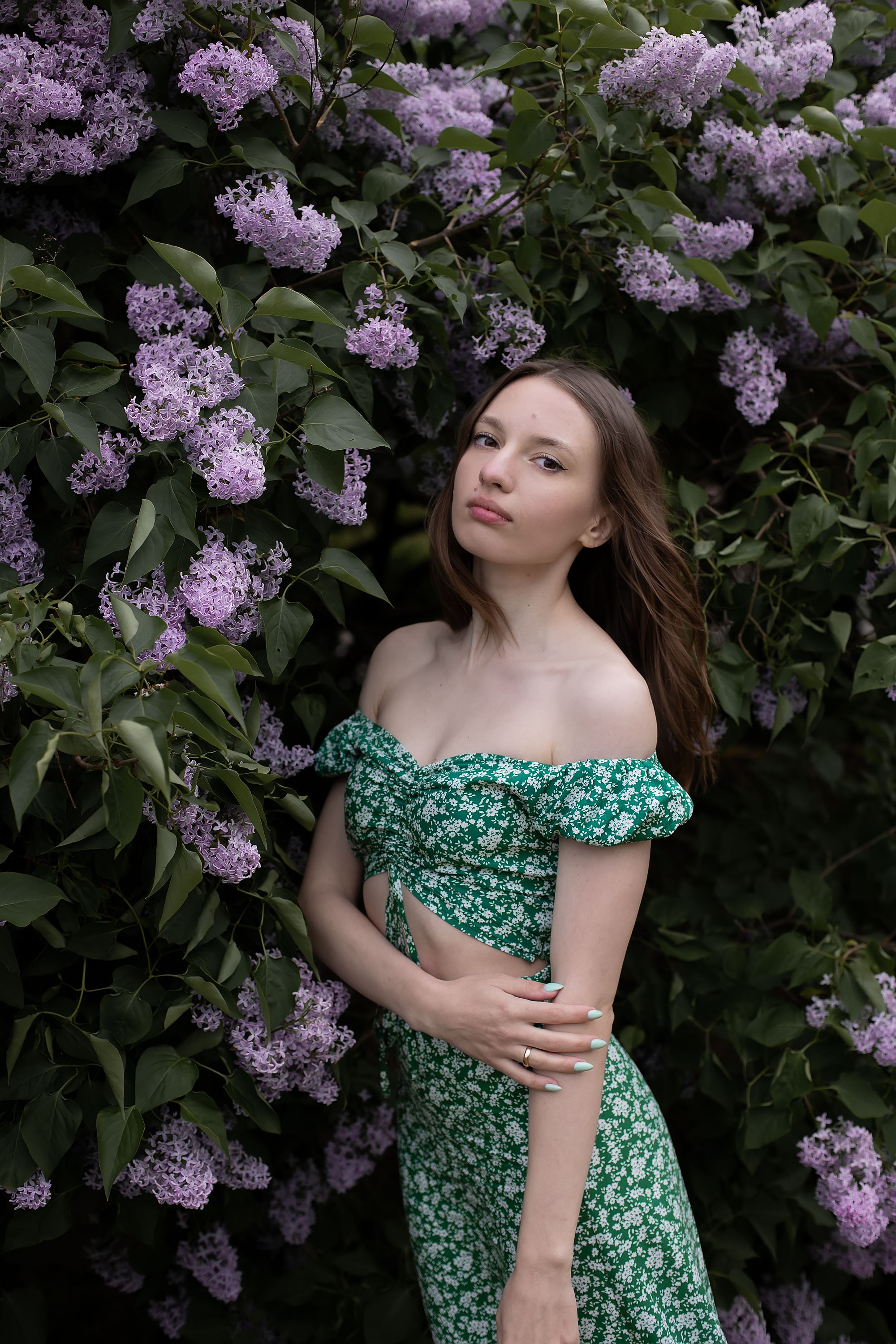 Сиреневый сад Олег и Марина. Семейный, индивидуальный фотограф в Москве Ангели Марина