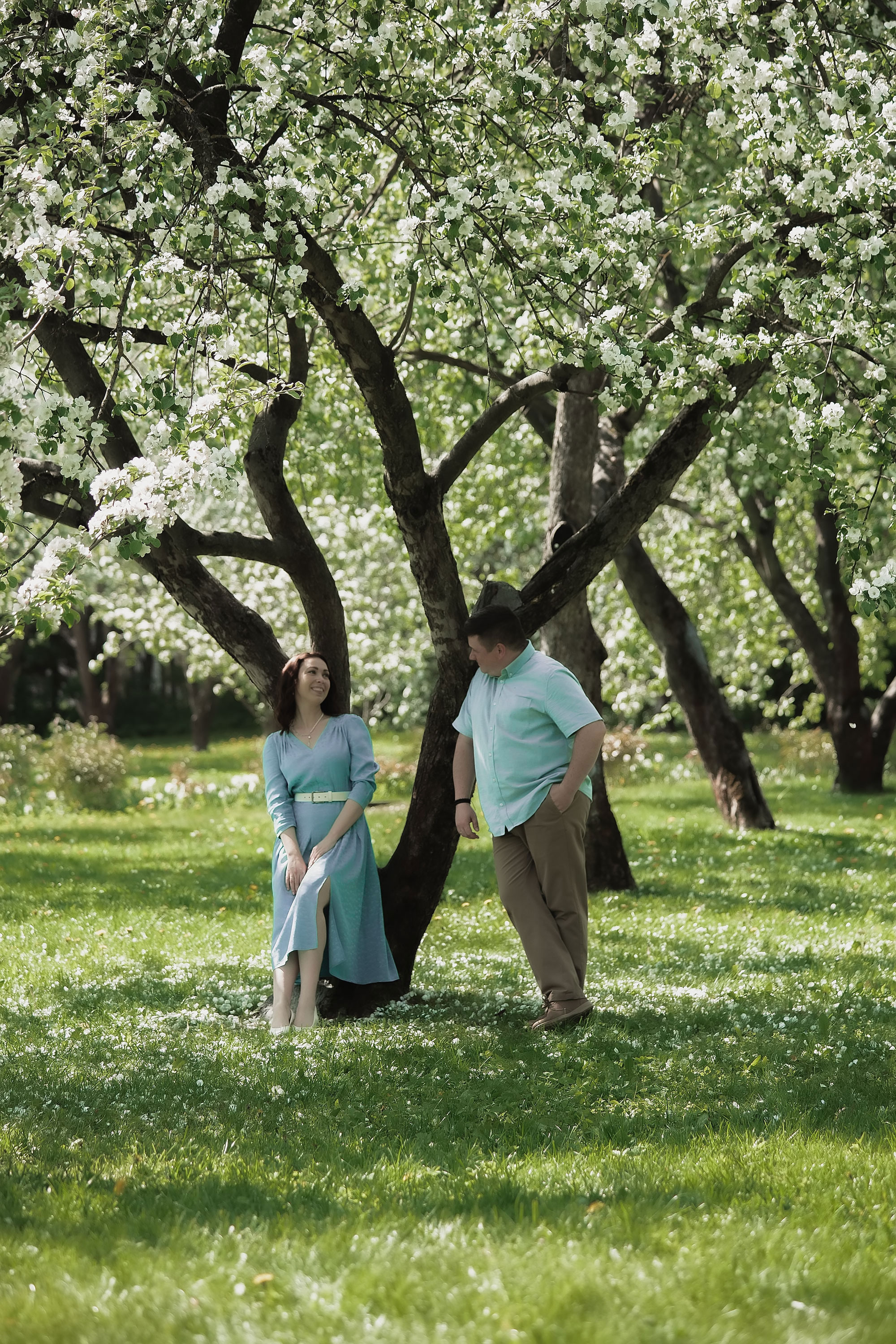 Надежда и Александр парк Коломенское. Семейный, индивидуальный фотограф в Москве Ангели Марина