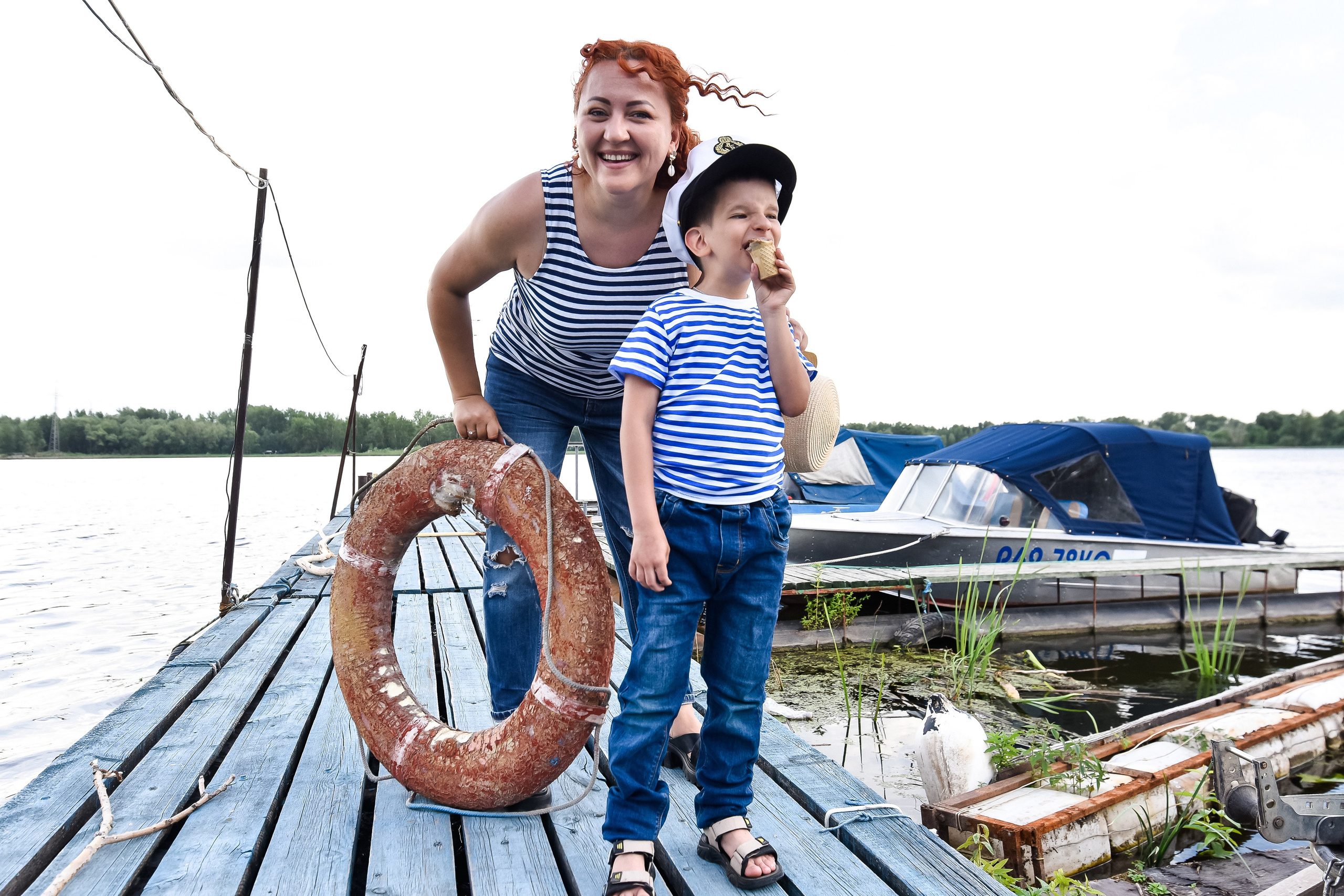 Морячки и морячка (Семья Валентины)