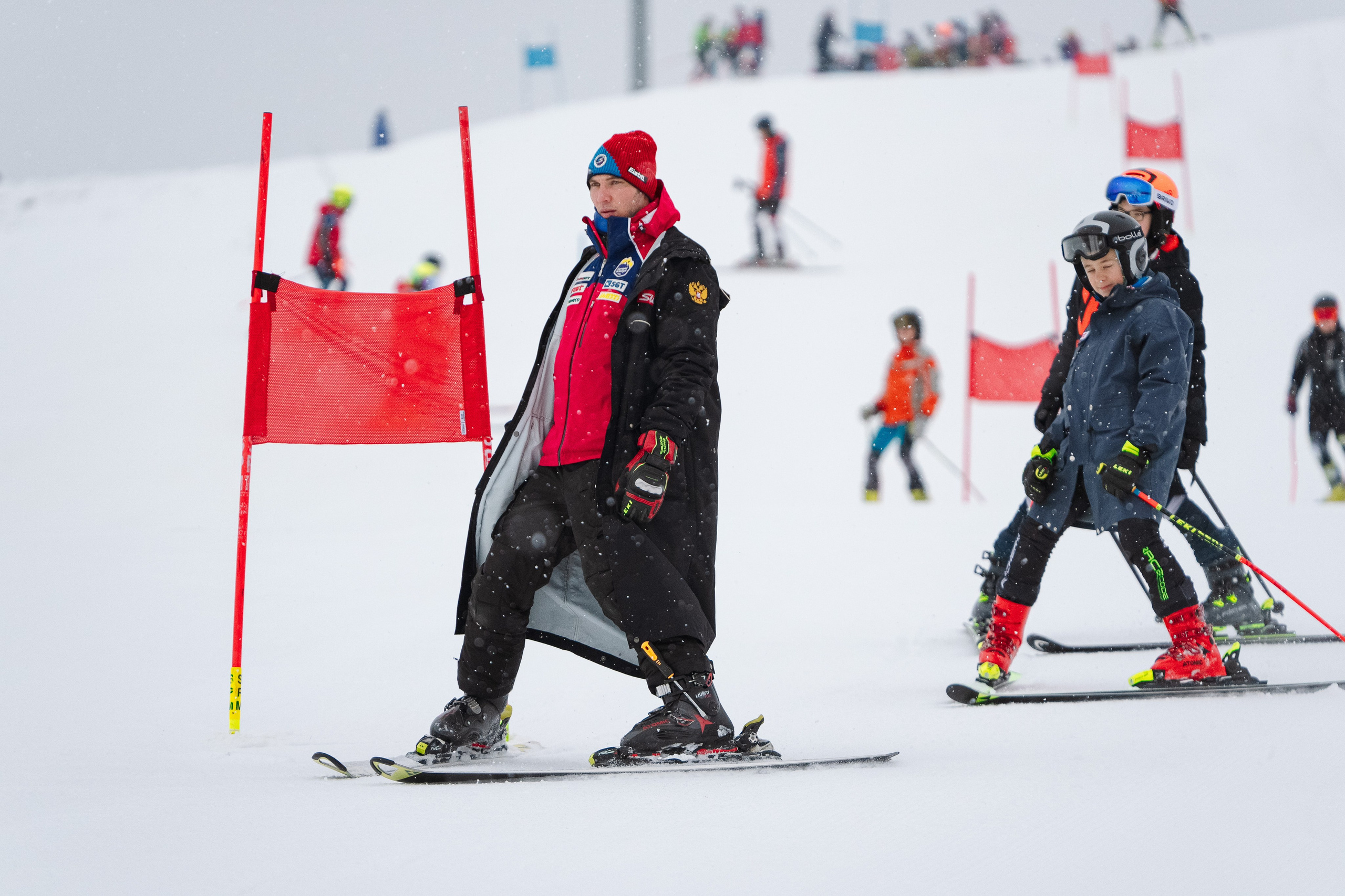 Горные лыжи. Первенство Центрального Федерального Округа. GS U14 Шуколово. Фотограф Студитский Евгений