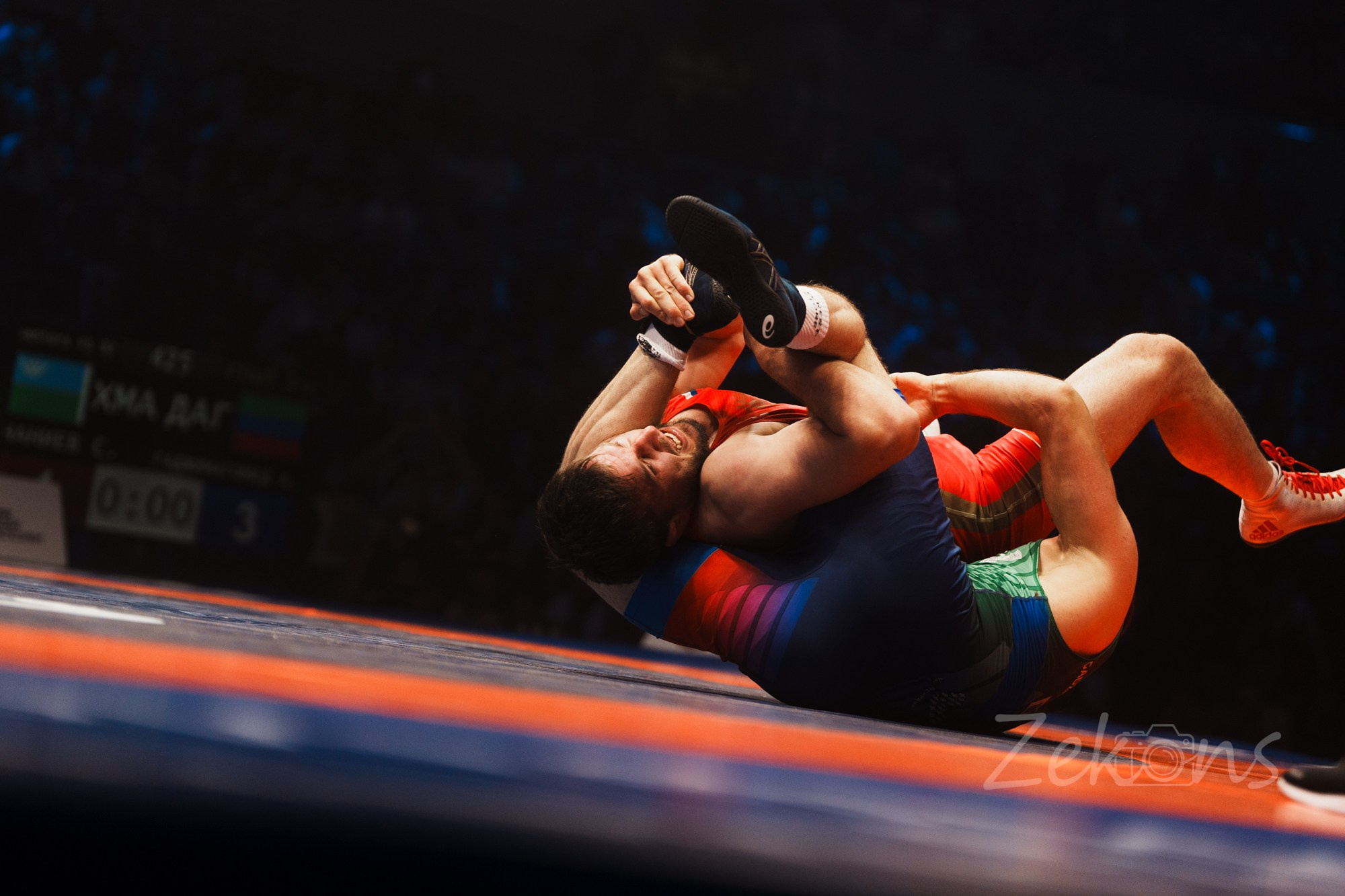 Чемпионат России по вольной борьбе 2025 (Москва). Zekons. Фото, видео, нейросети