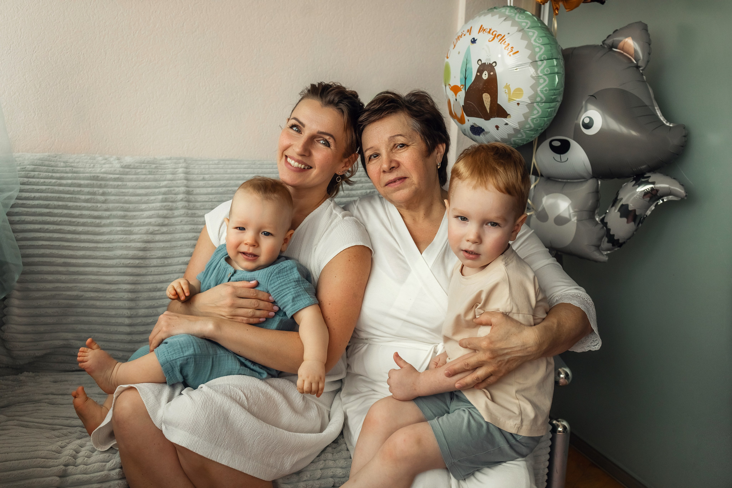 Мишеньке 1 годик. Семейный и детский фотограф в Москве Анна Чертополох