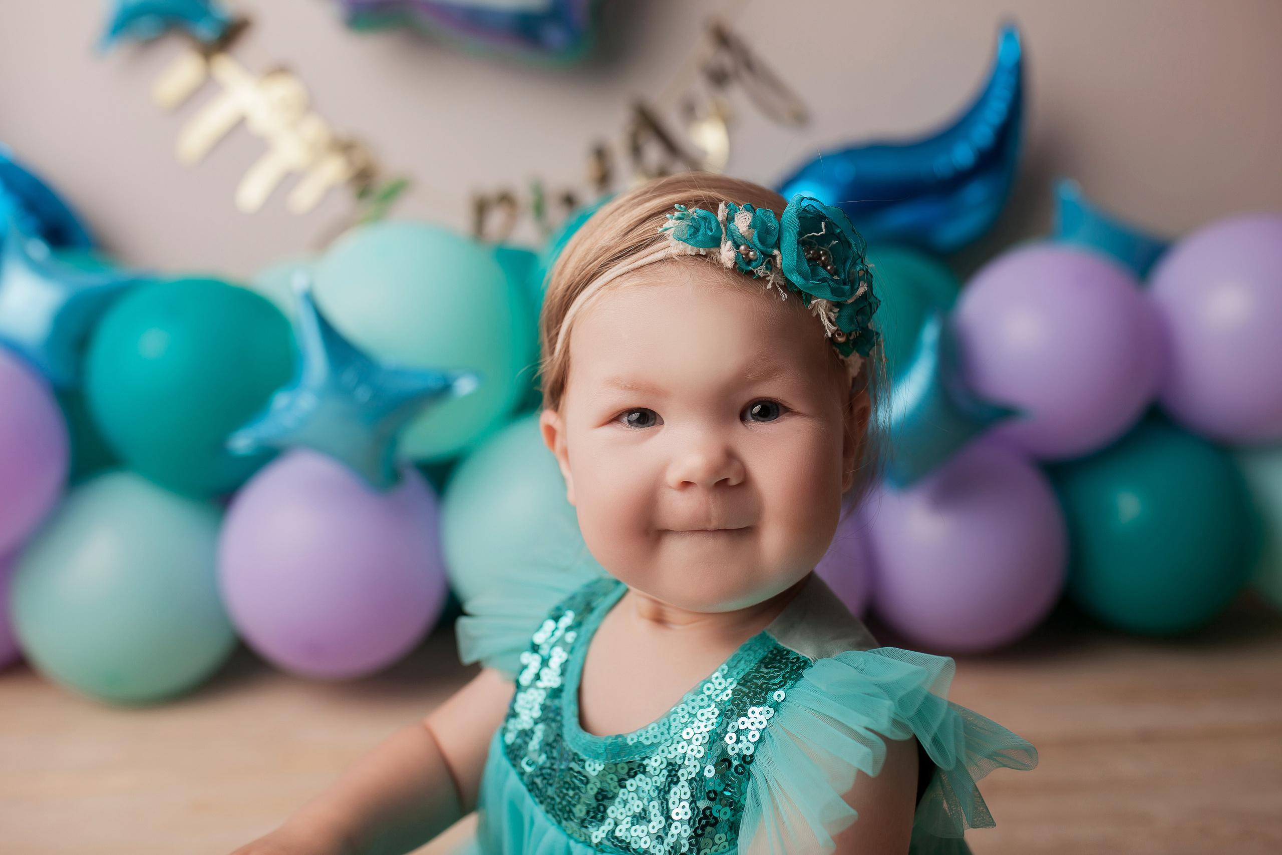Настенька, 1 годик. Фотограф новорожденных в Новокузнецке Анна Горошникова
