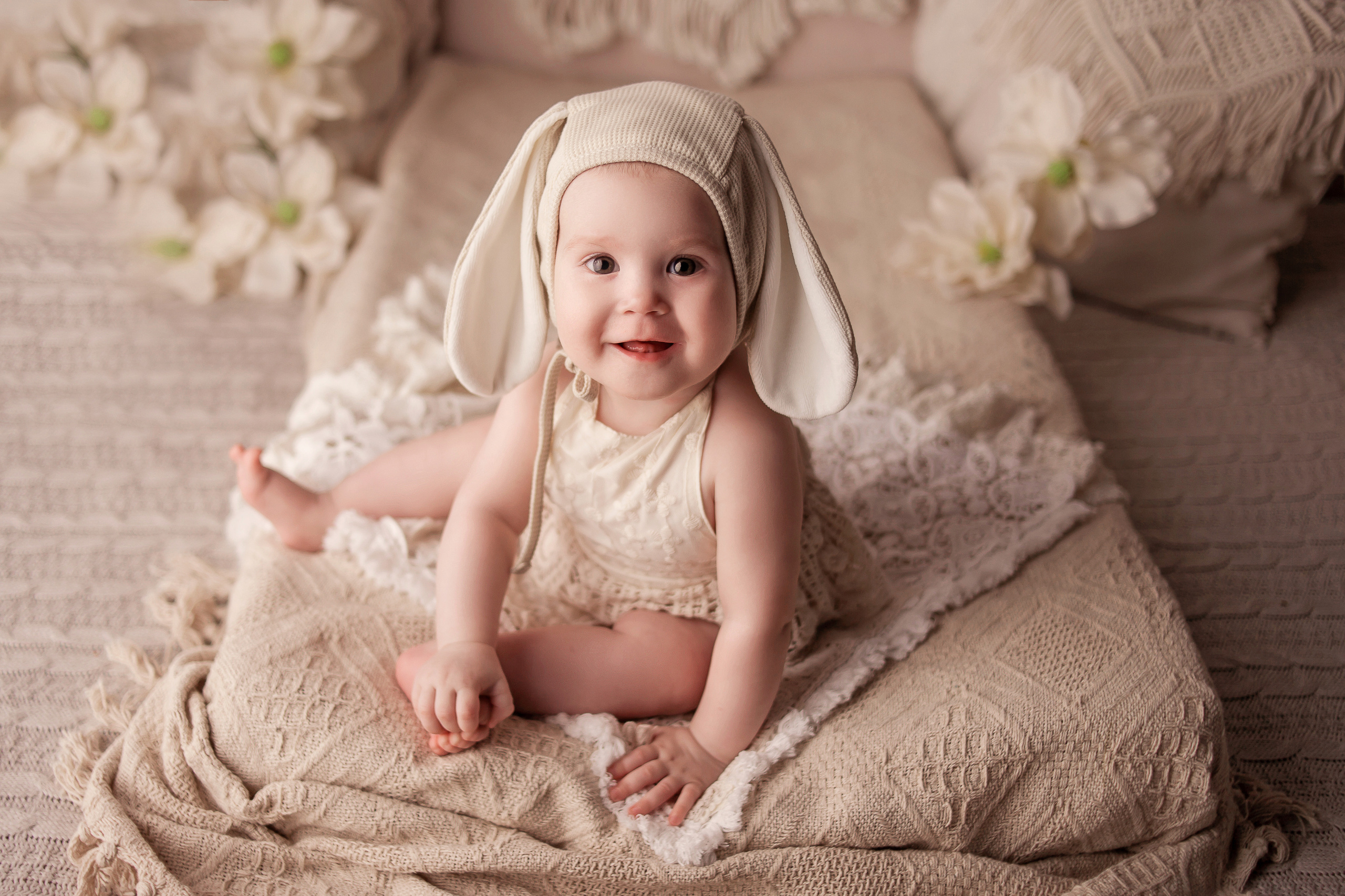 Алина, 7 месяцев. Фотограф новорожденных в Новокузнецке Анна Горошникова
