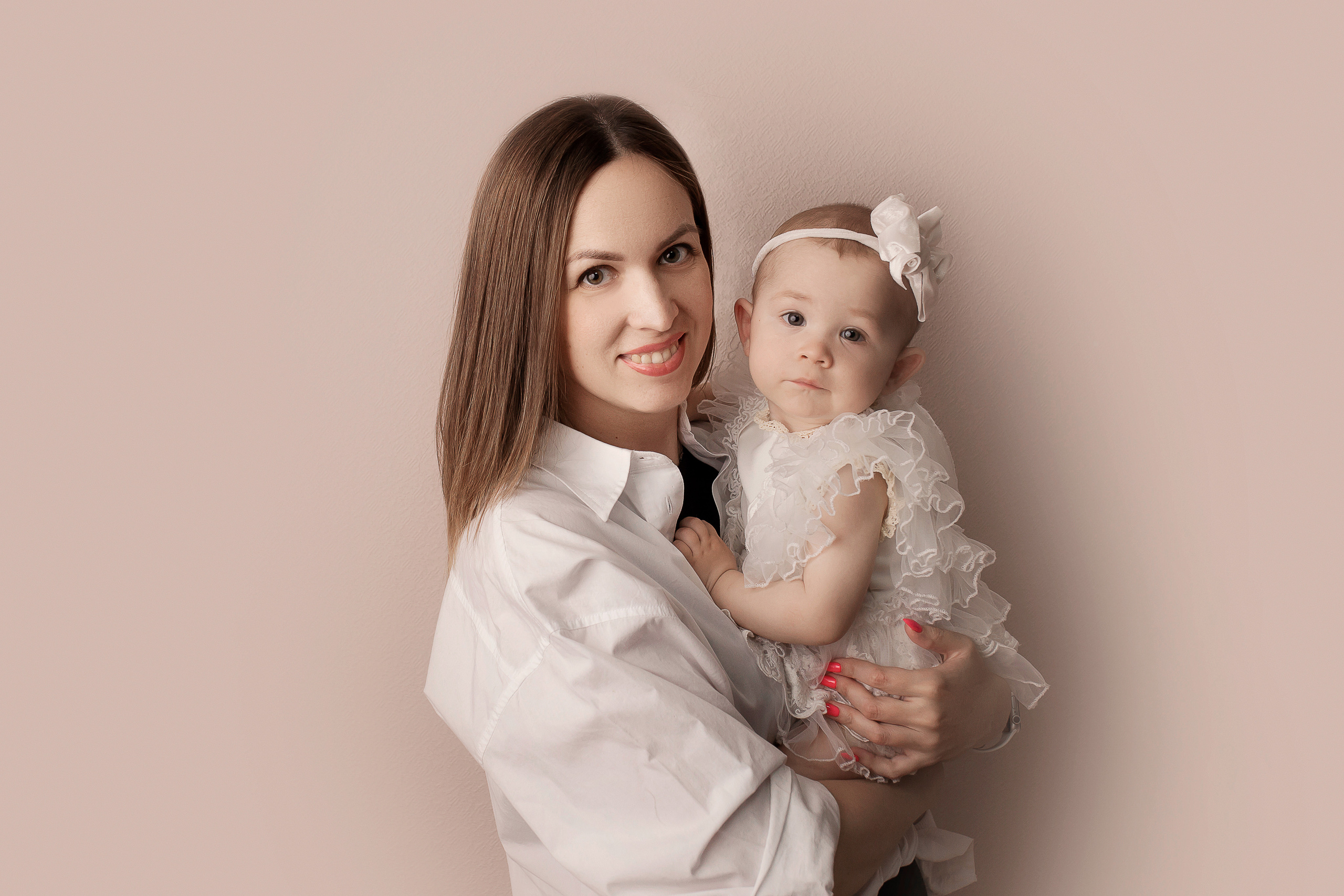 Годовасие — девочки. Фотограф новорожденных в Новокузнецке Анна Горошникова