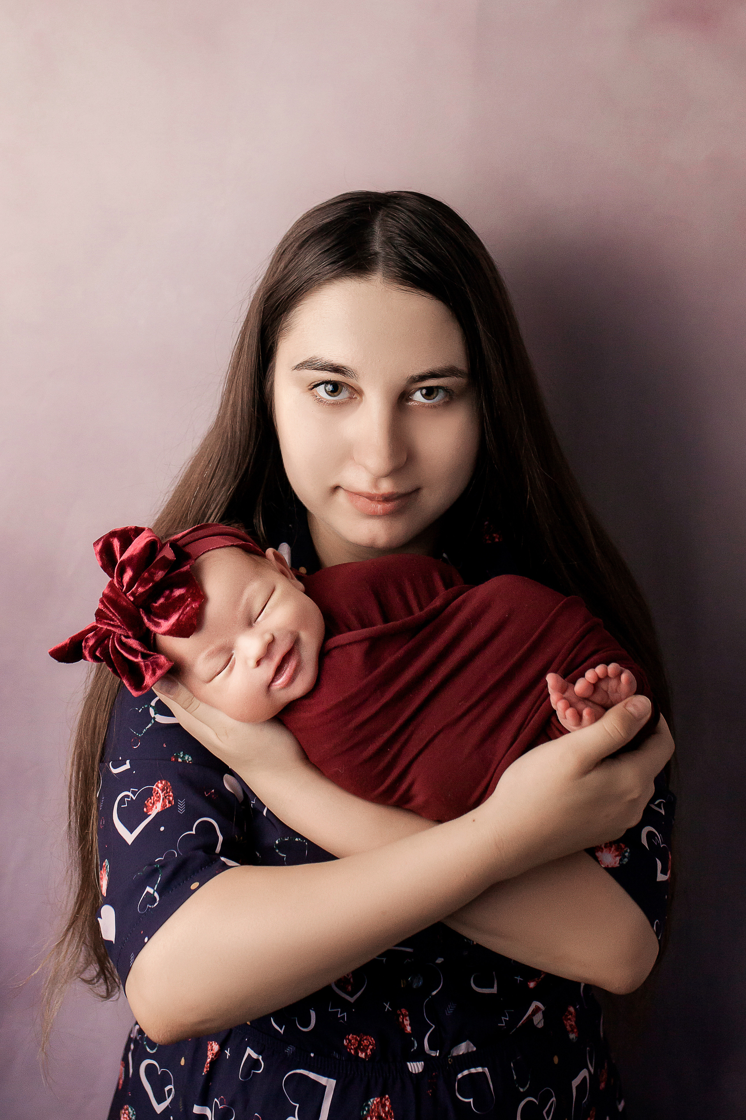 Новорожденные девочки. Фотограф новорожденных в Новокузнецке Анна Горошникова
