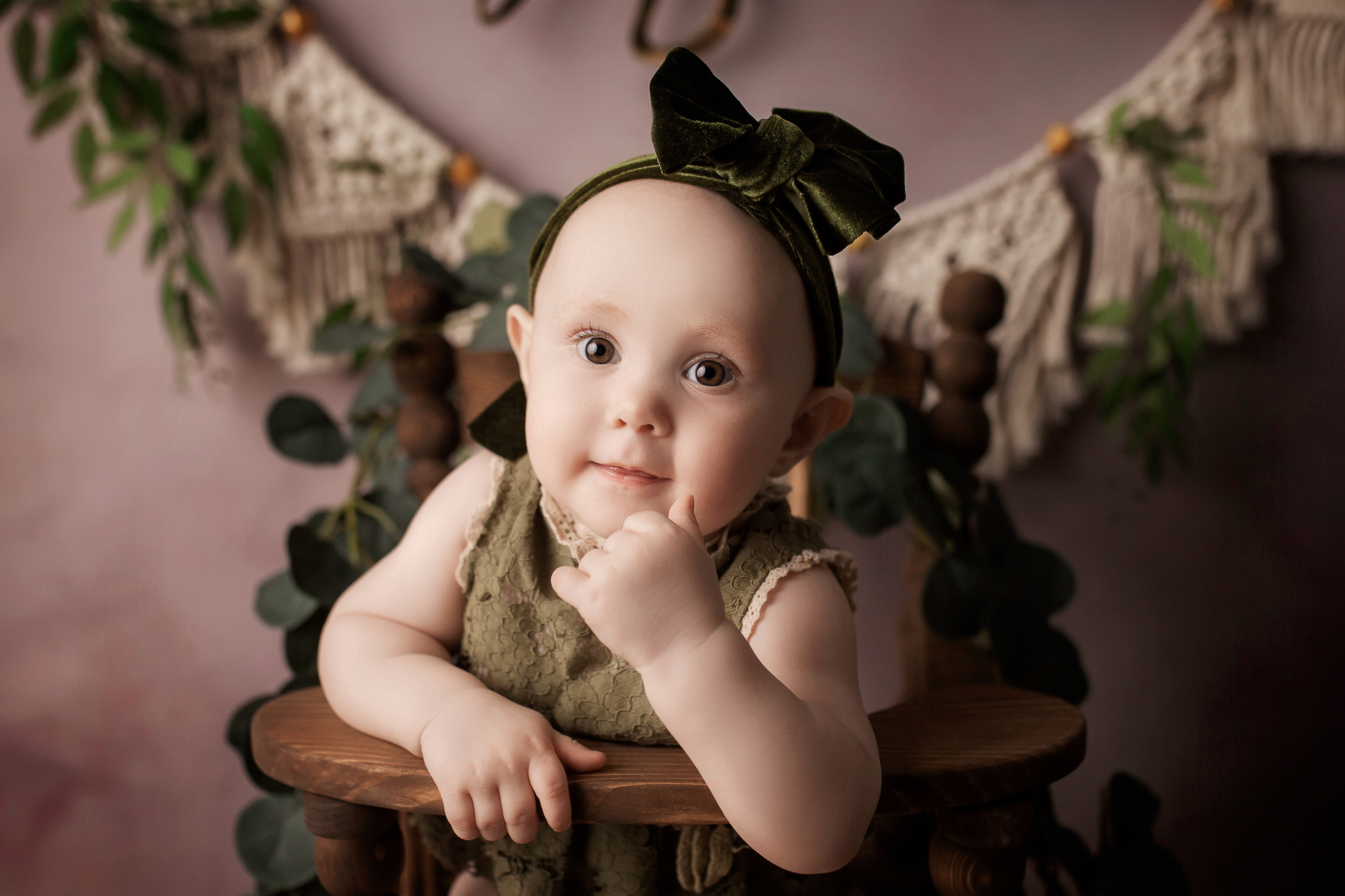 Василиса, 1 годик. Фотограф новорожденных в Новокузнецке Анна Горошникова