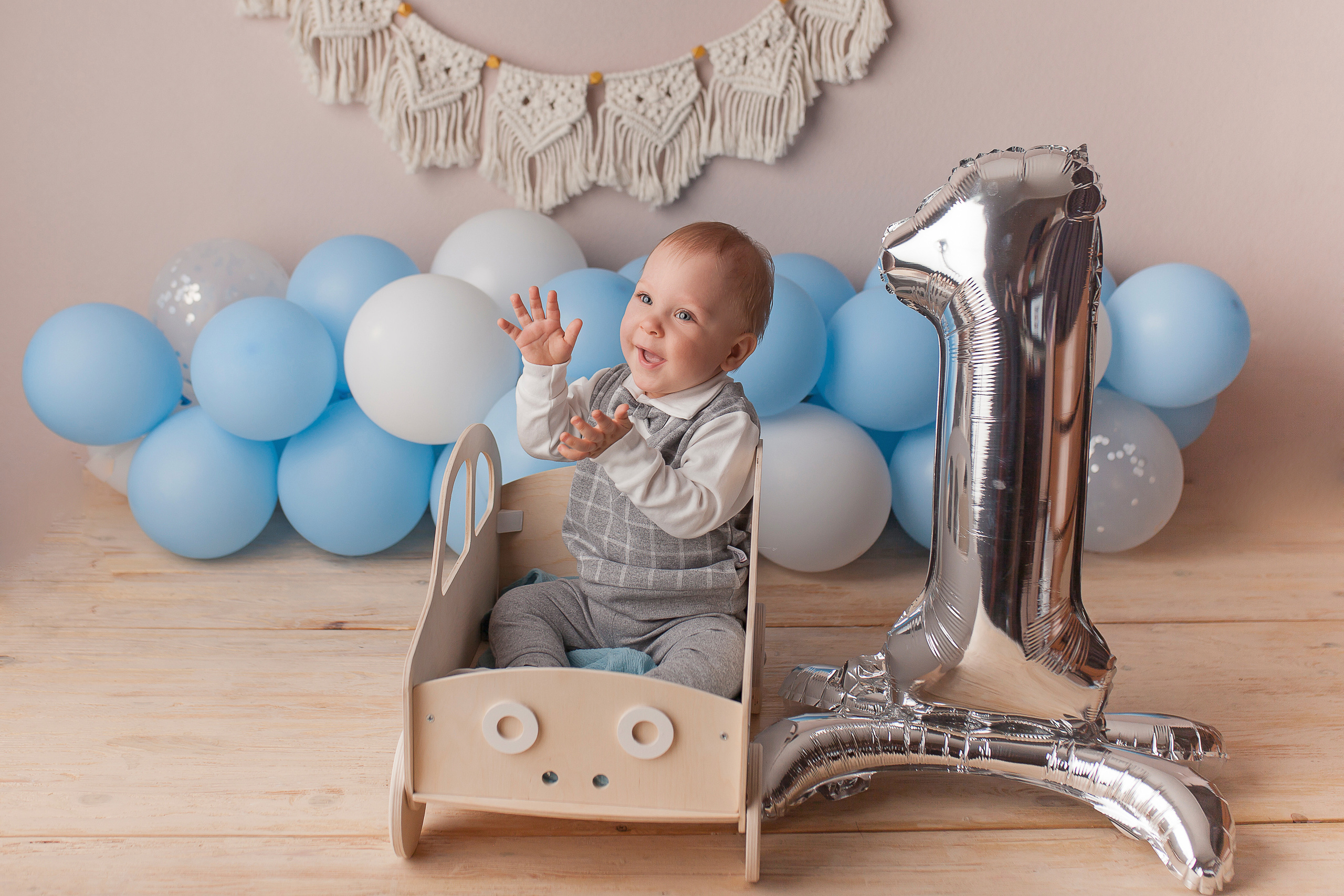 Ефим, 1 годик. Фотограф новорожденных в Новокузнецке Анна Горошникова