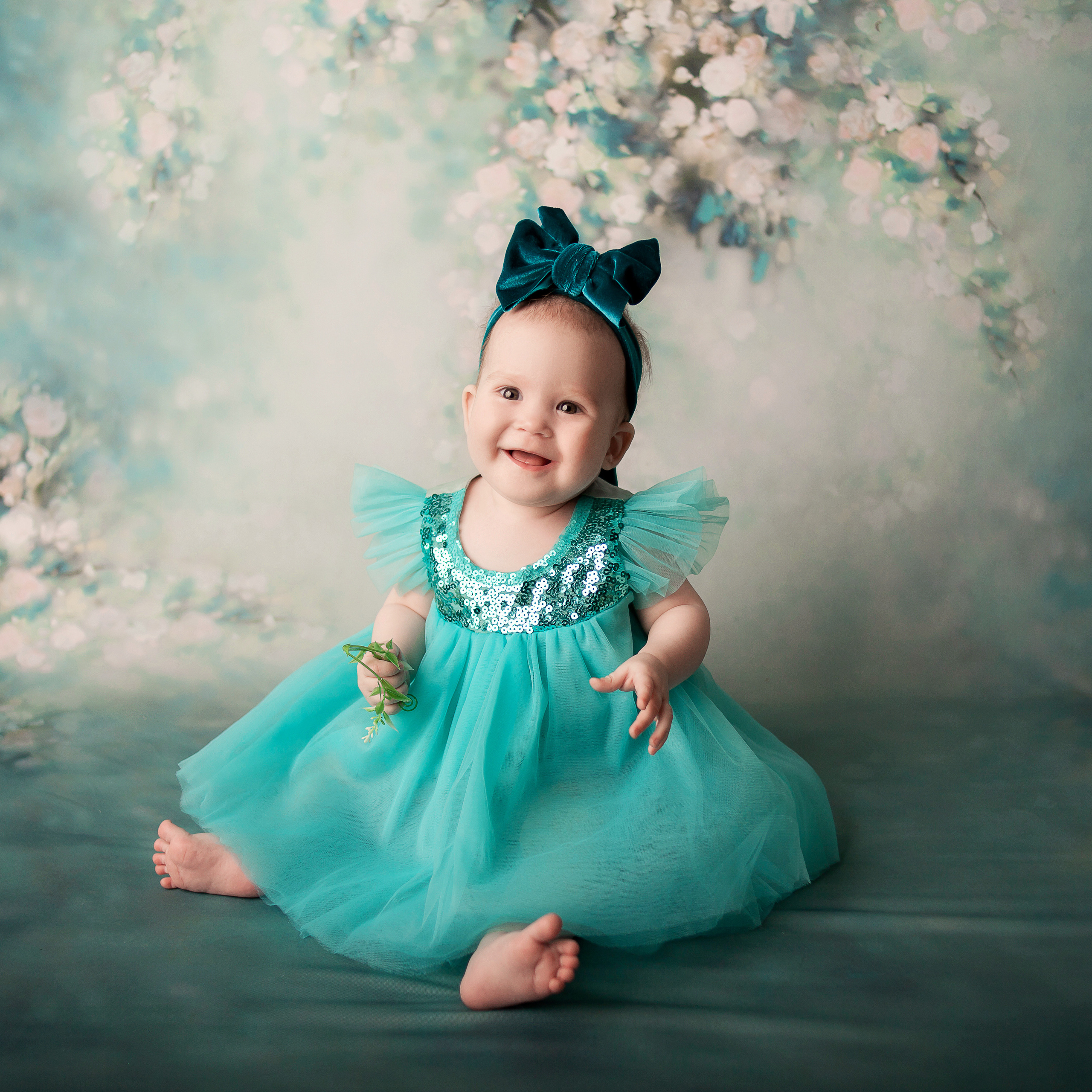 Алина, 7 месяцев. Фотограф новорожденных в Новокузнецке Анна Горошникова