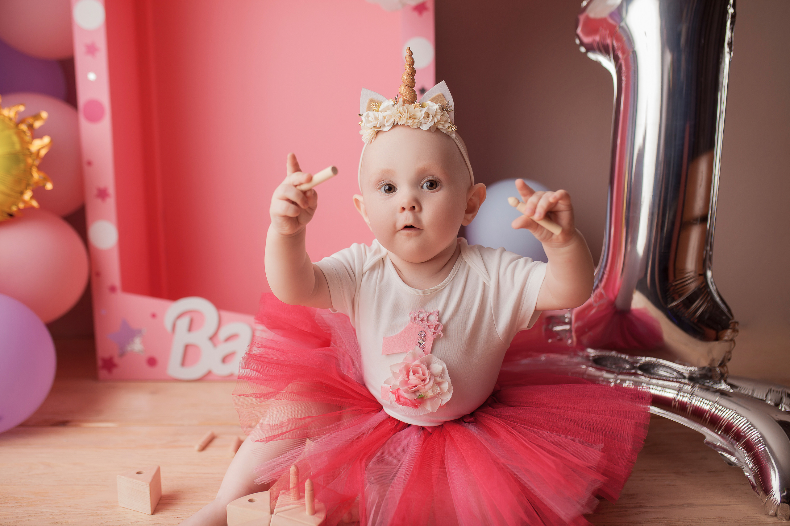 Василиса, 1 годик. Фотограф новорожденных в Новокузнецке Анна Горошникова