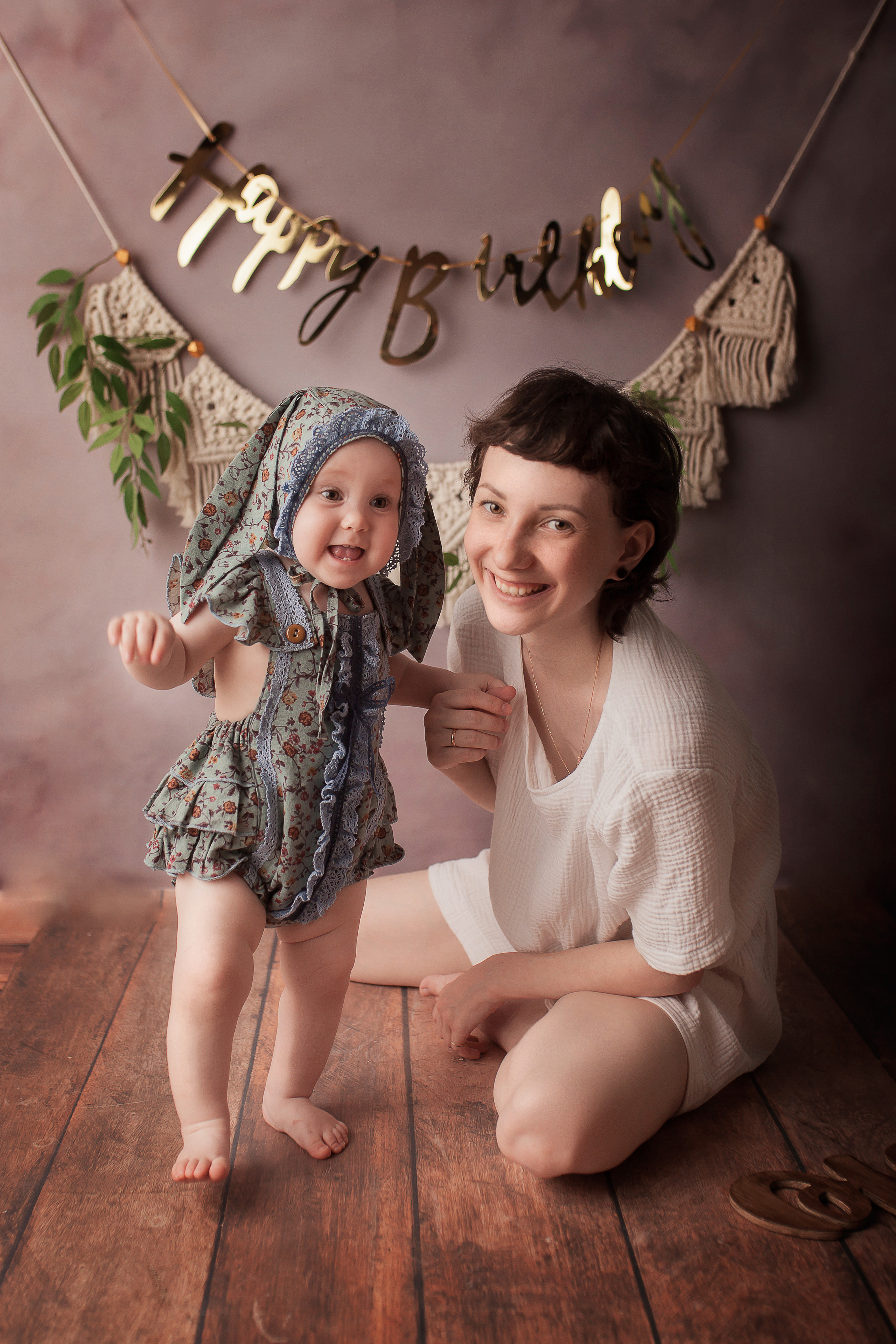 Василиса, 1 годик. Фотограф новорожденных в Новокузнецке Анна Горошникова