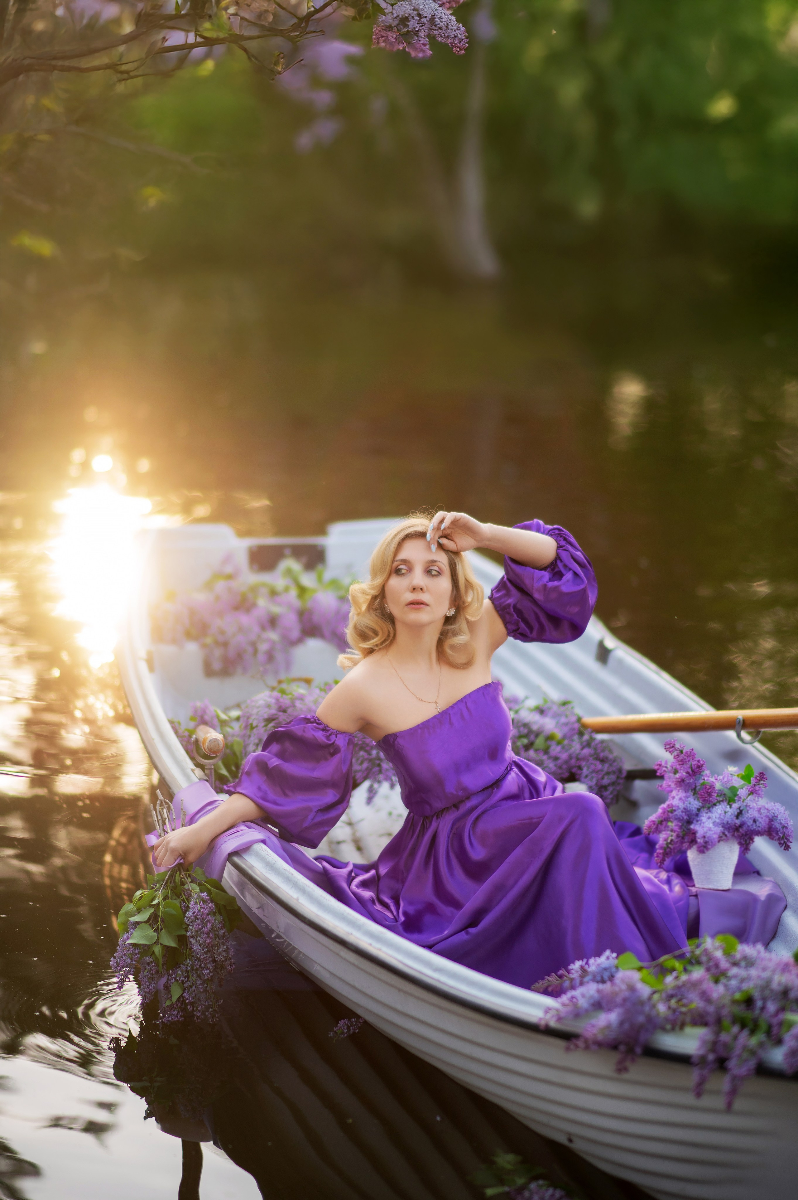 Фотопроект «Лодка с сиренью». Детский и семейный фотограф Москва Рязань