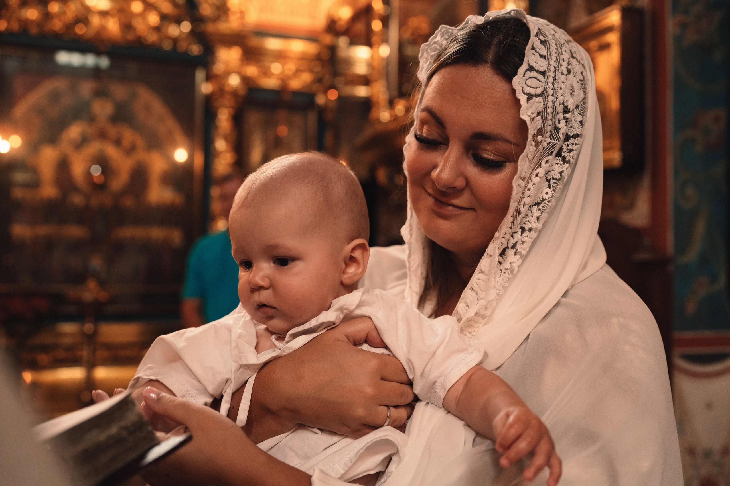 Крещение Матвея. Семейный фотограф Валерия Фабричникова, Москва