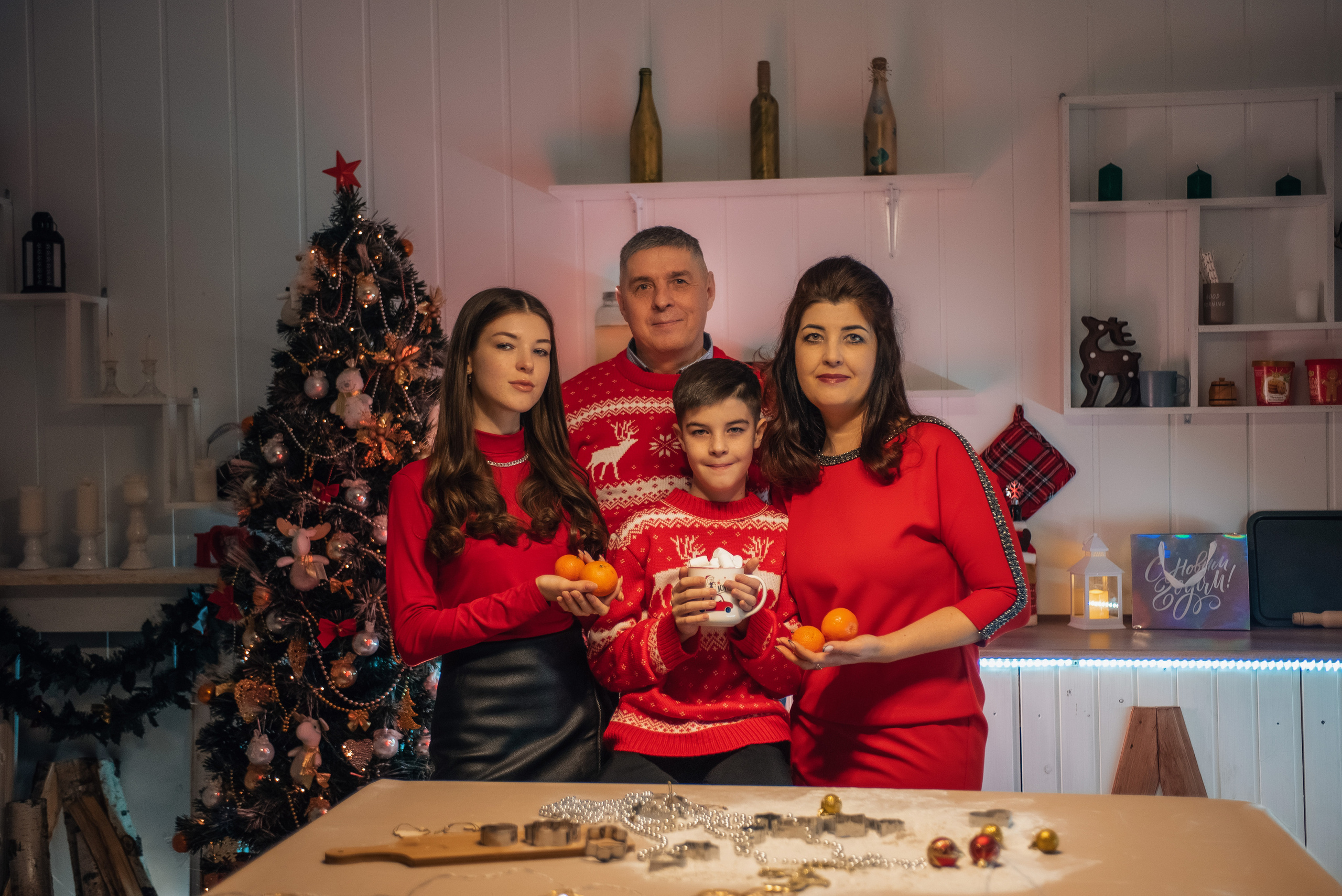 Новогодние в студии. Свадебный и семейный фотограф в Камышлове Ирина Чуркина